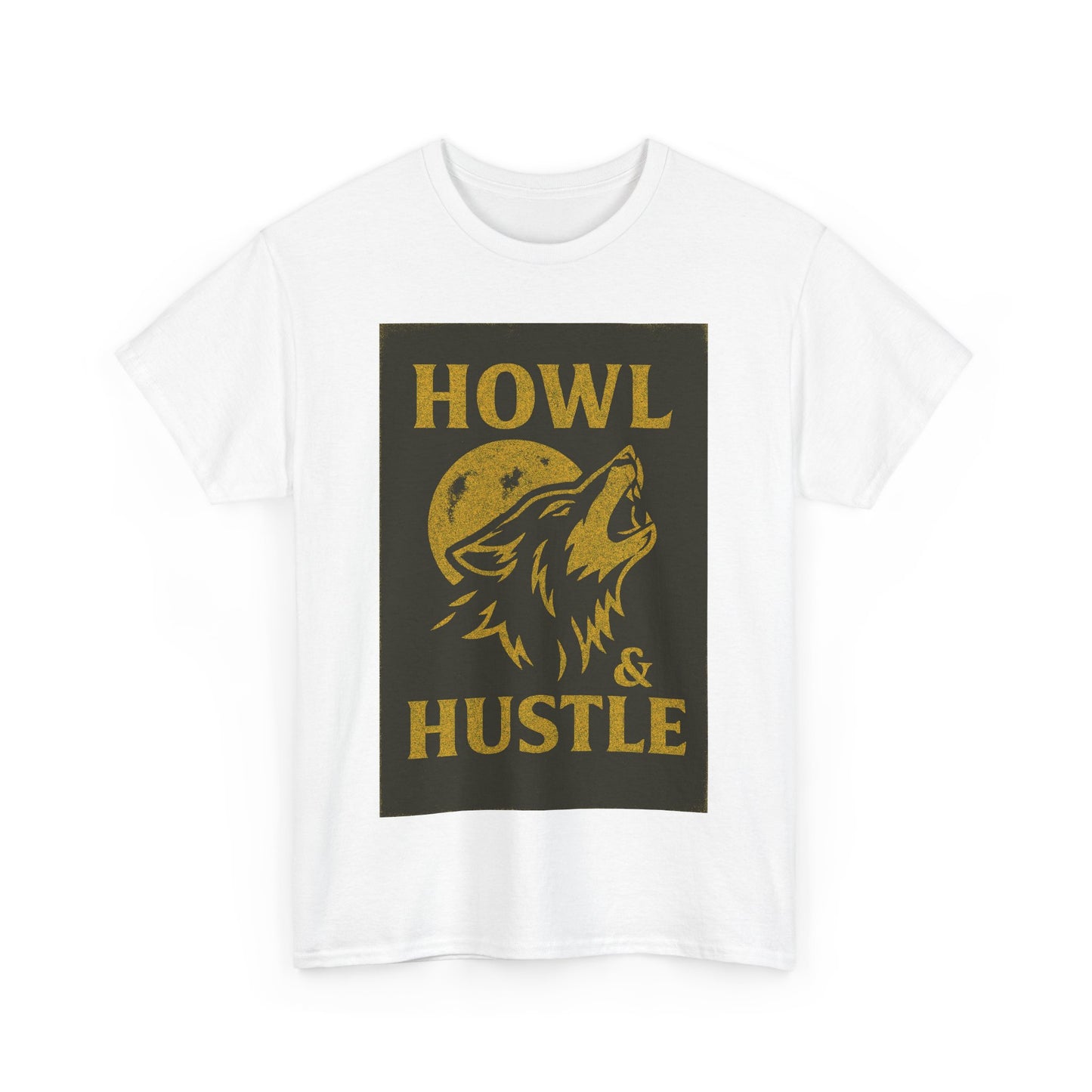 Adult Unisex 'Wolf Howl & Hustle' Tee