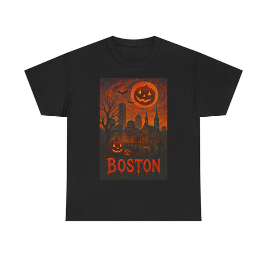 Adult Unisex Surreal Halloween Boston Tee