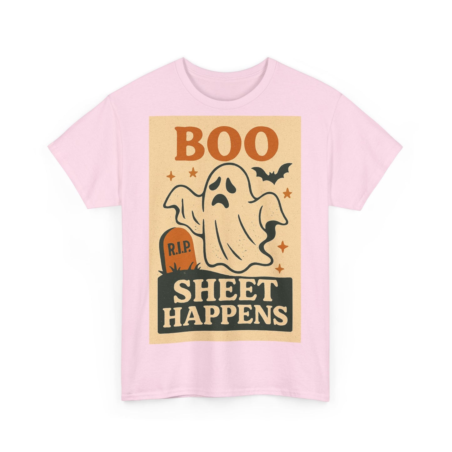 Boo Sheet Happens Adult Unisex Tee