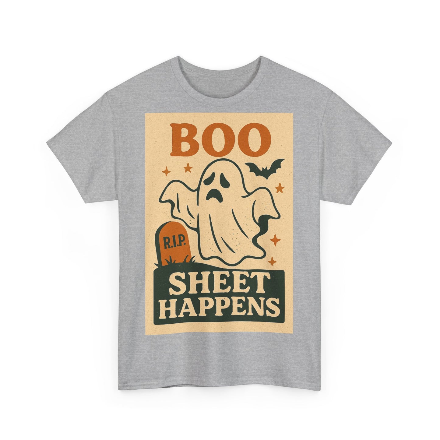 Boo Sheet Happens Adult Unisex Tee