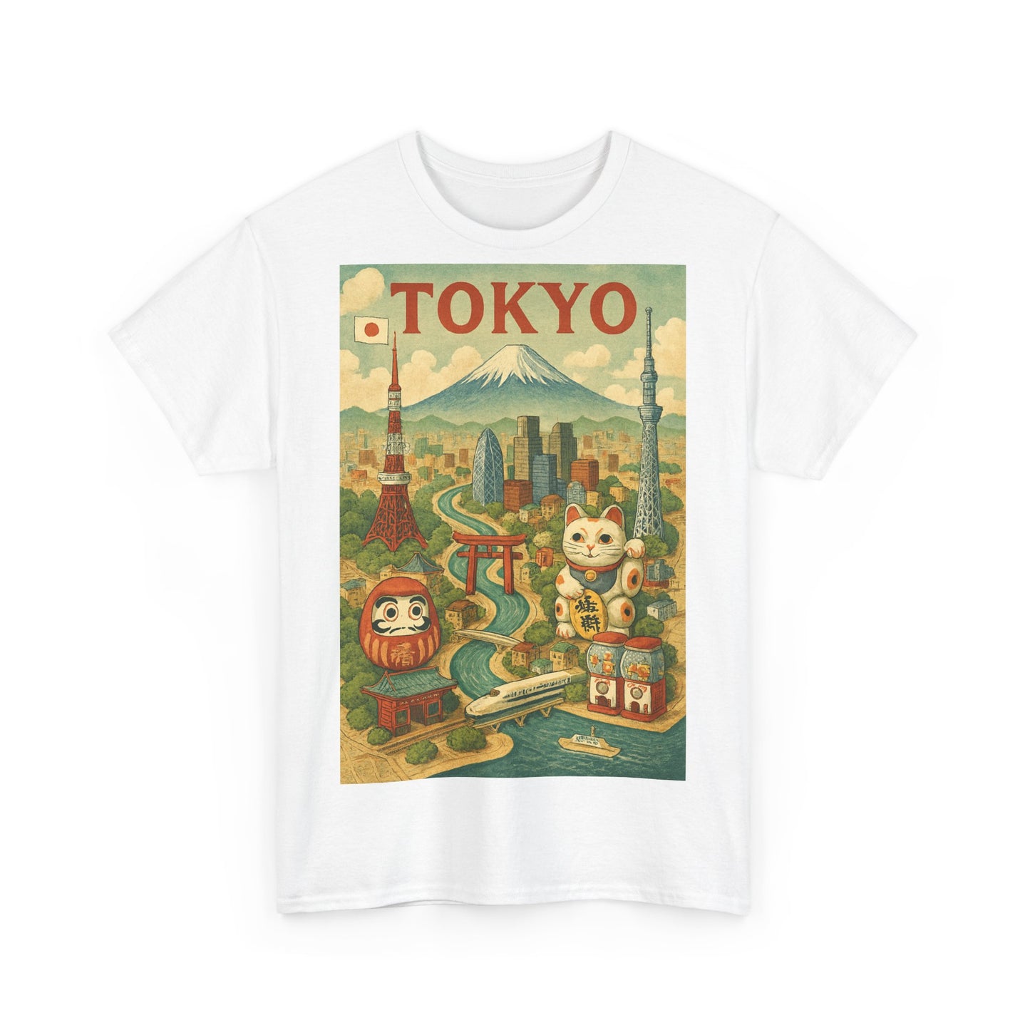 Adult Unisex Surreal Vintage Tokyo Tee