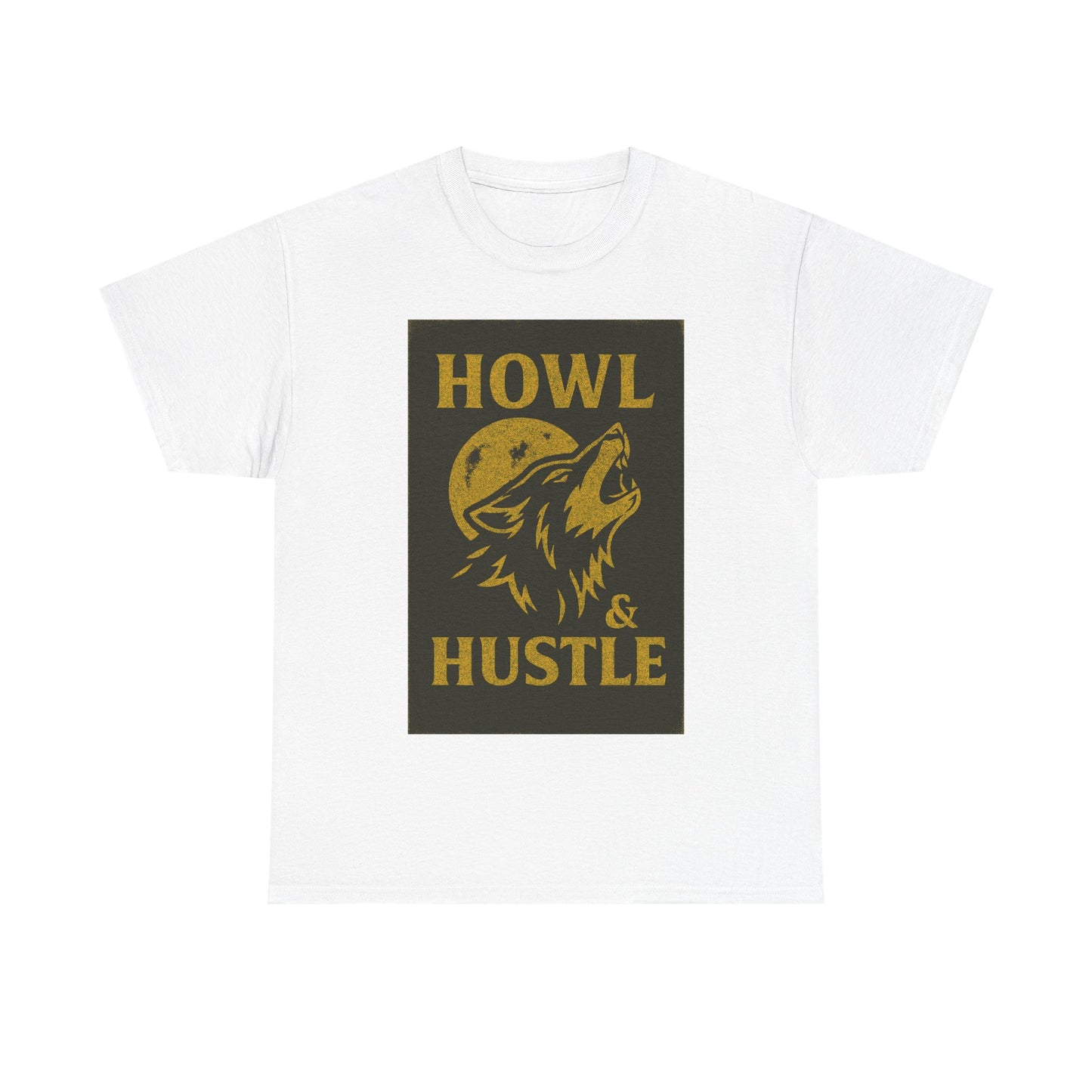 Adult Unisex 'Wolf Howl & Hustle' Tee