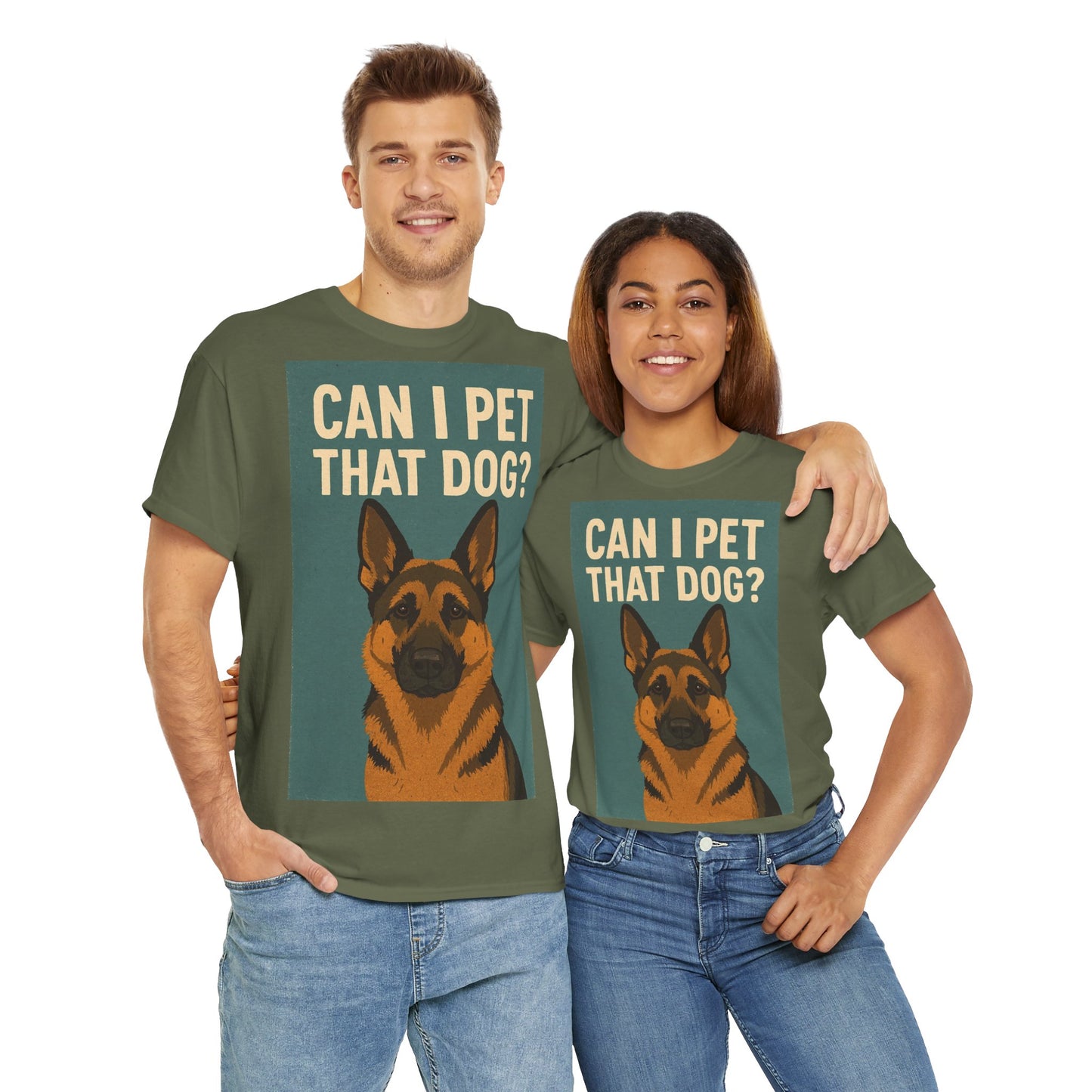 Can I Pet That Dog? Unisex Adult Unisex Tee