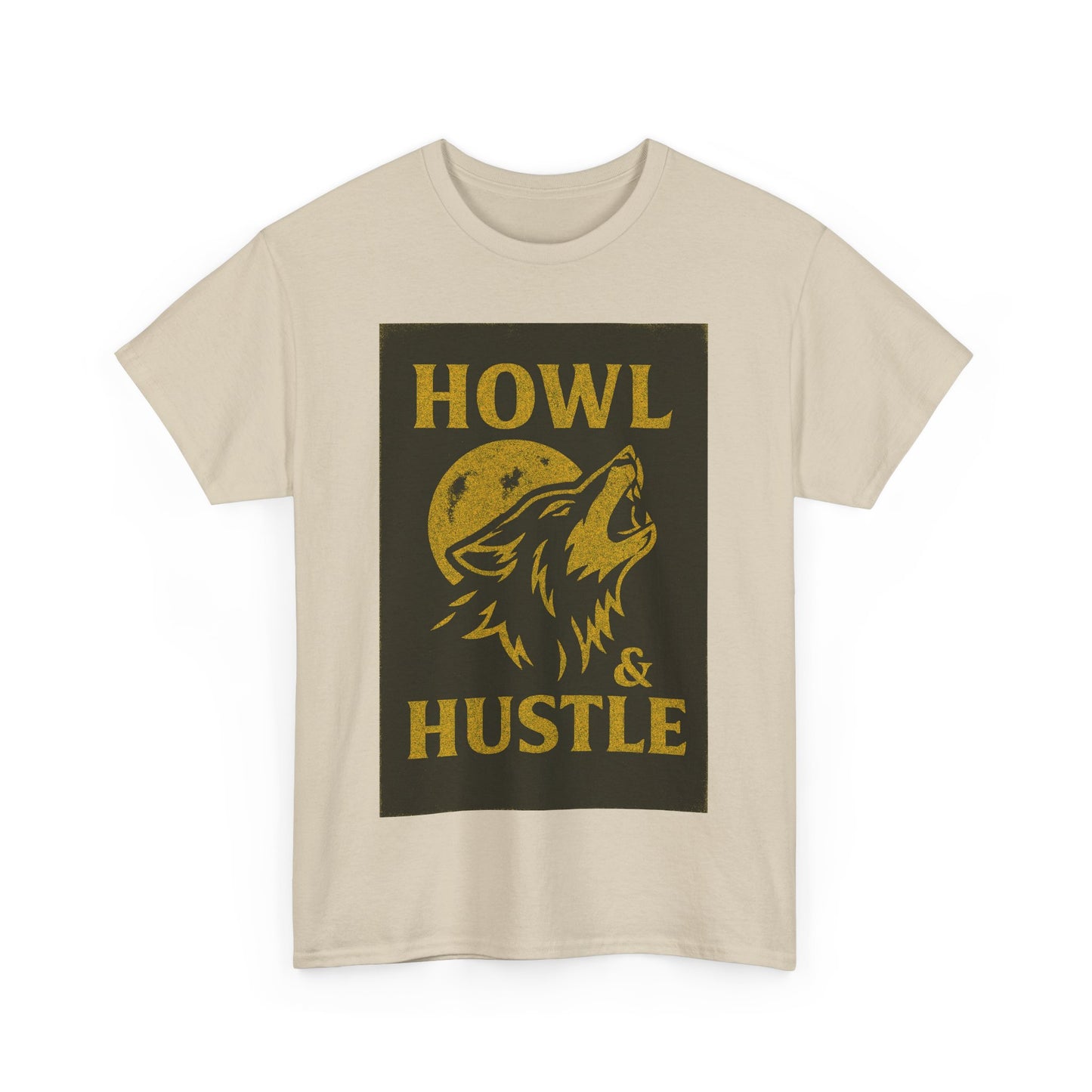 Adult Unisex 'Wolf Howl & Hustle' Tee
