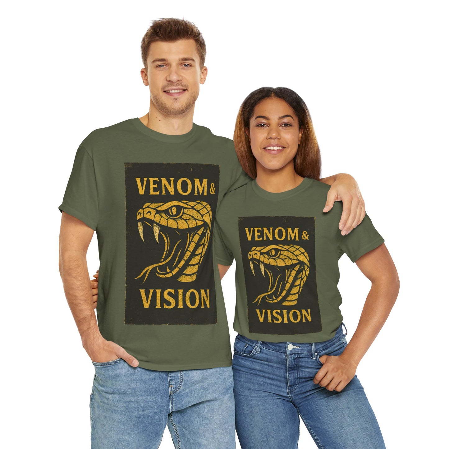 Adult Unisex 'Snake Venom & Vision' Tee