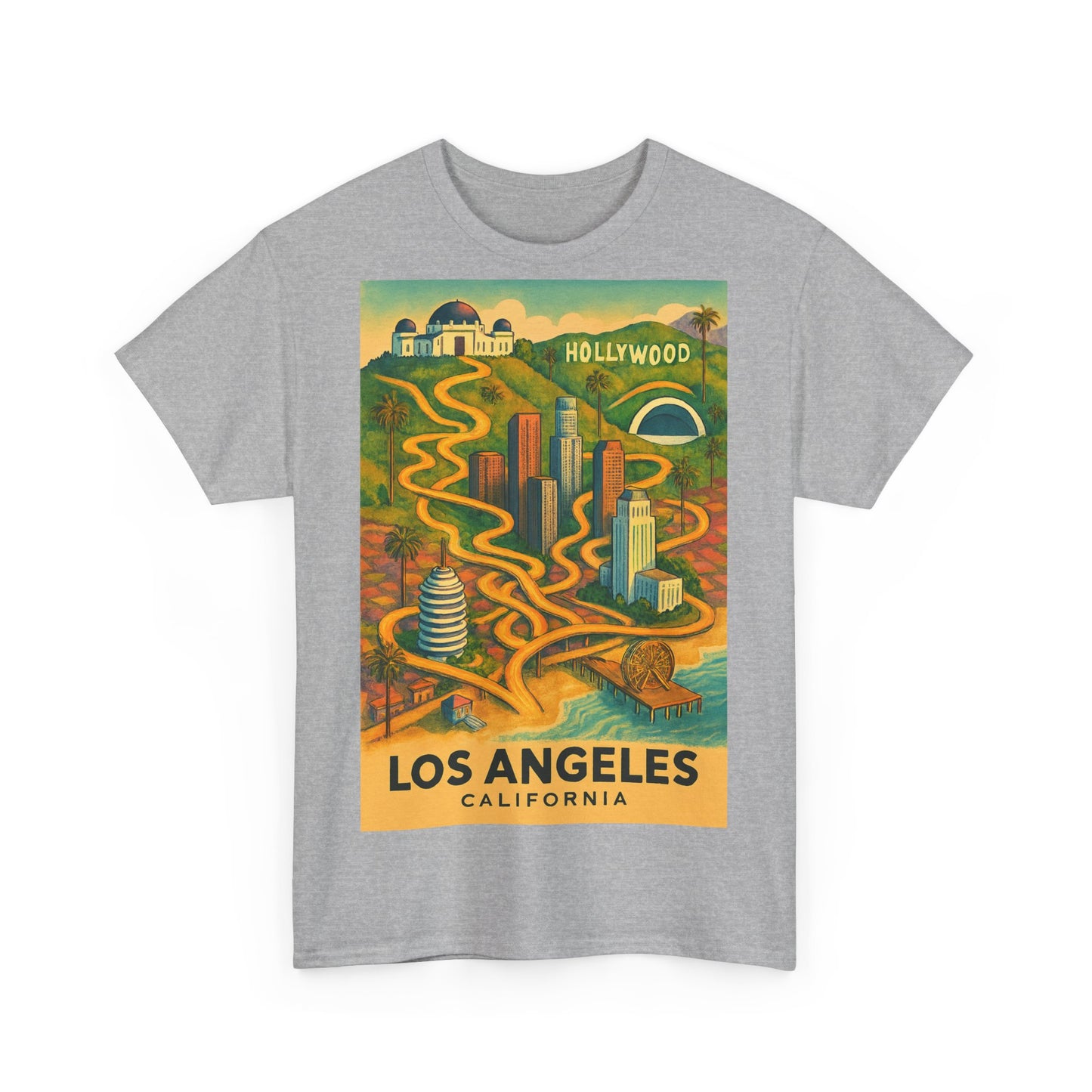Adult Unisex Surreal Vintage Los Angeles Tee