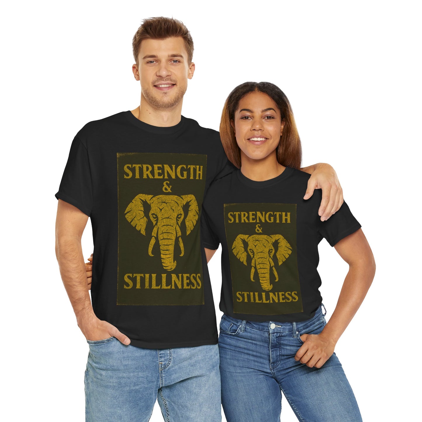 Adult Unisex 'Elephant Strength & Stillness' Tee