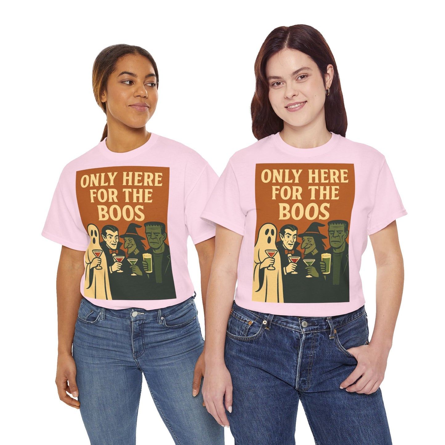 Only Here For The Boos Adult Unisex Tee
