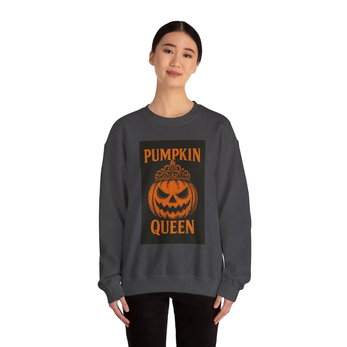 Women's Pumpkin Queen Sweatshirt Crew Neck