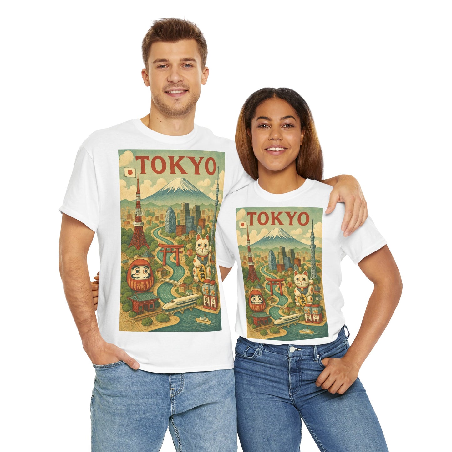 Adult Unisex Surreal Vintage Tokyo Tee