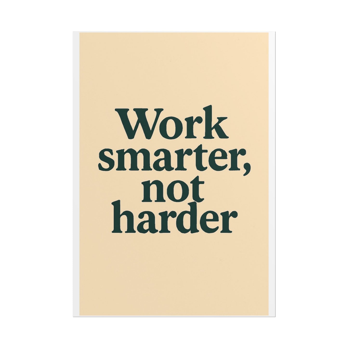 Motivational Poster - Perfect For Your Home Office