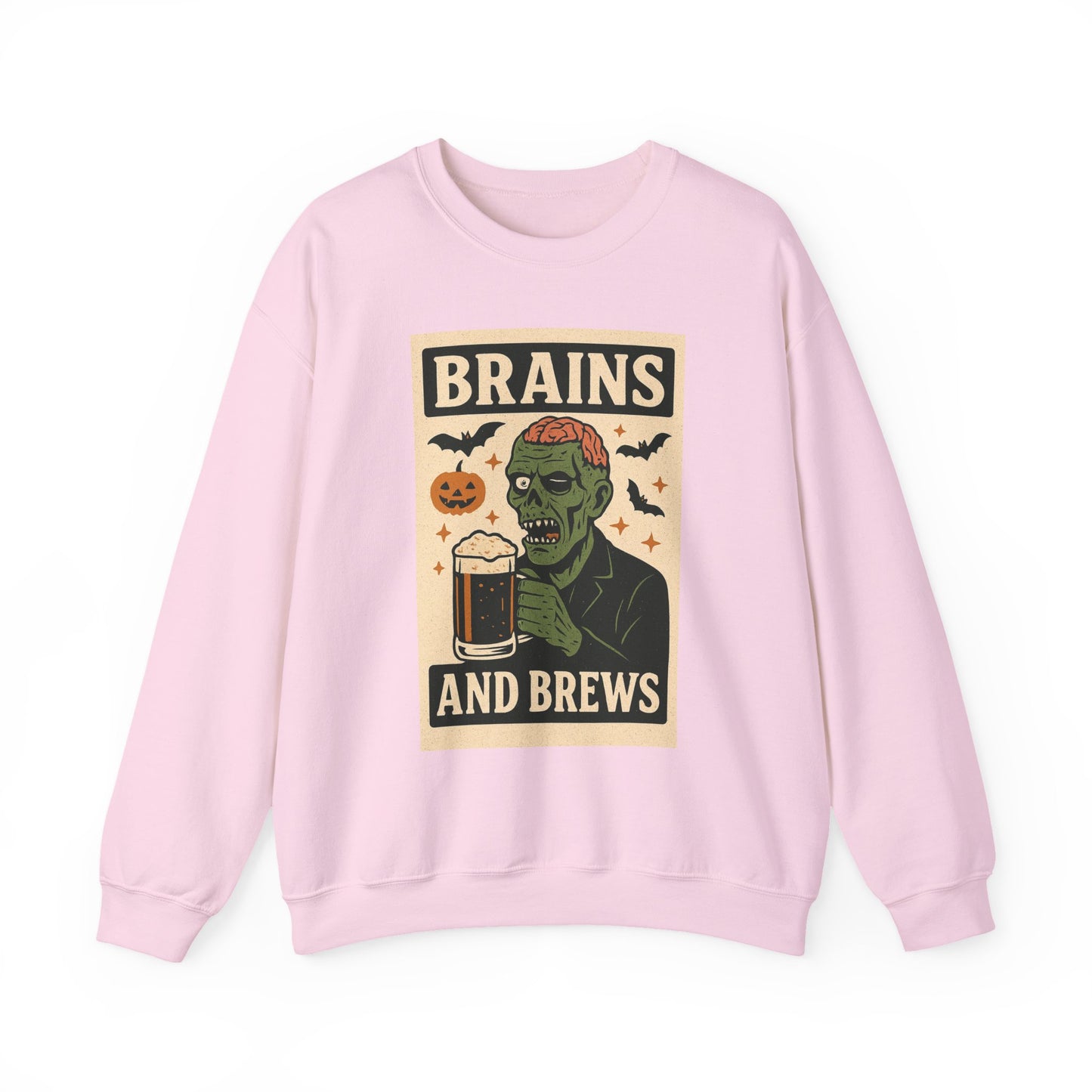 Brains and Brews Unisex Crewneck Sweatshirt