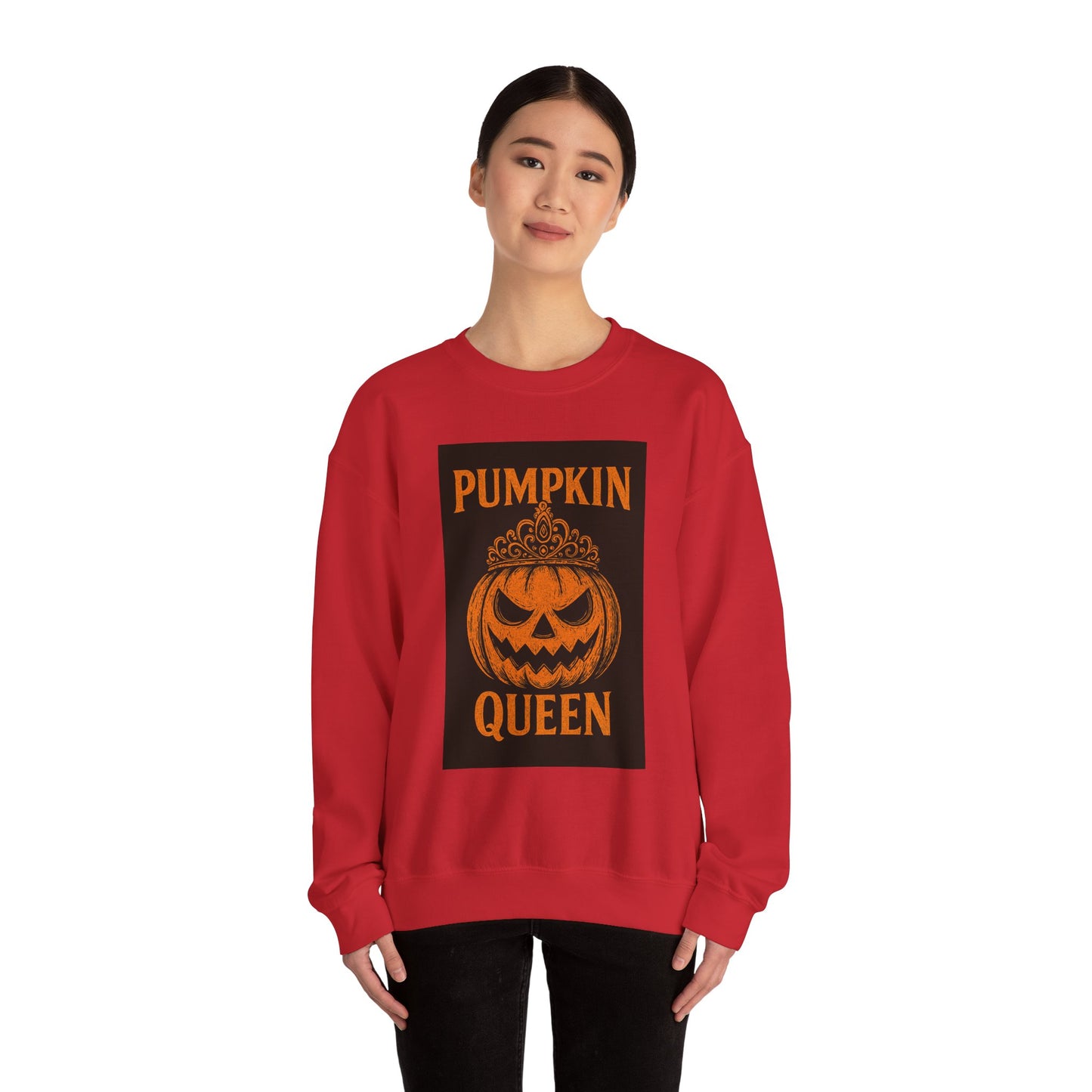 Women's Pumpkin Queen Sweatshirt Crew Neck