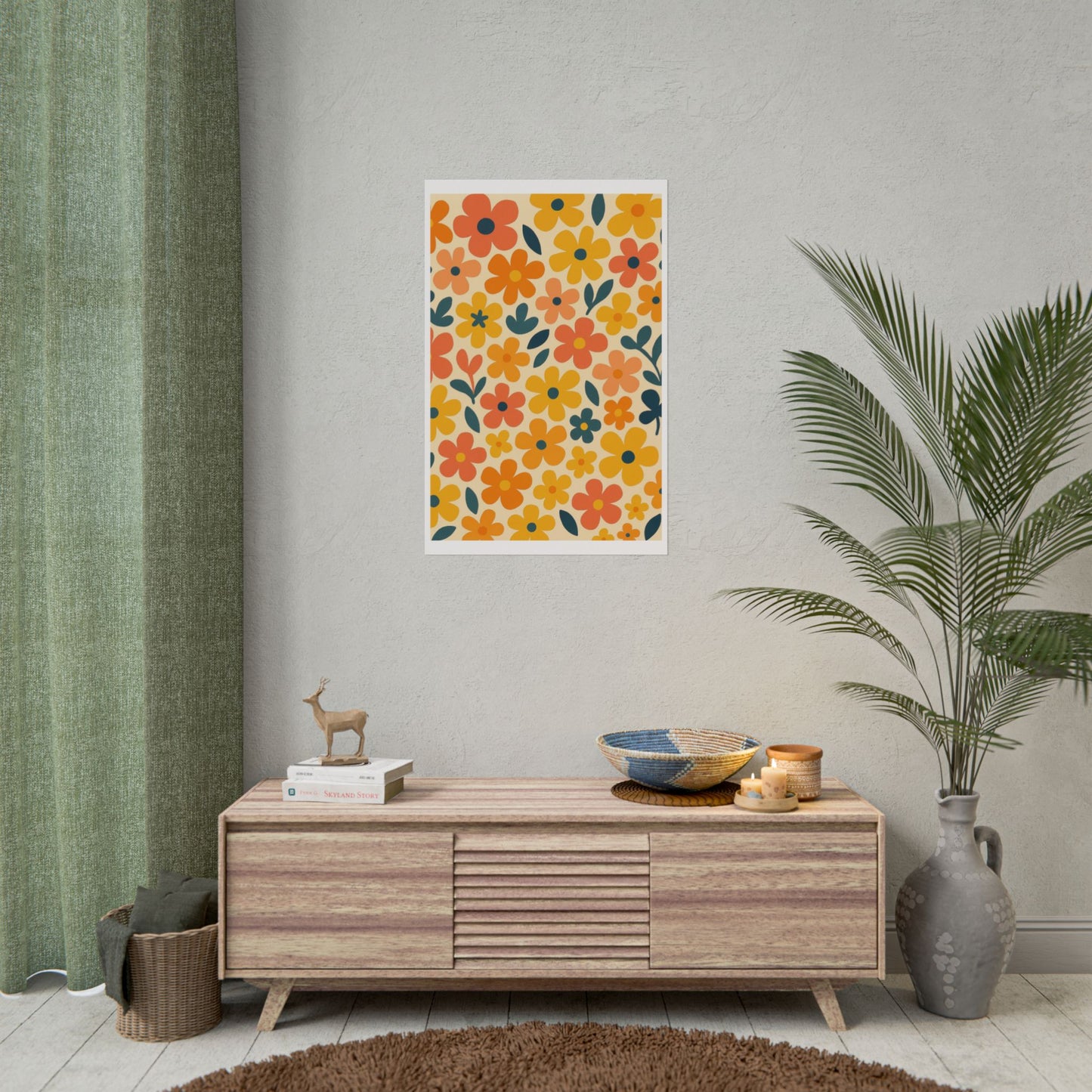 Vibrant Floral Print