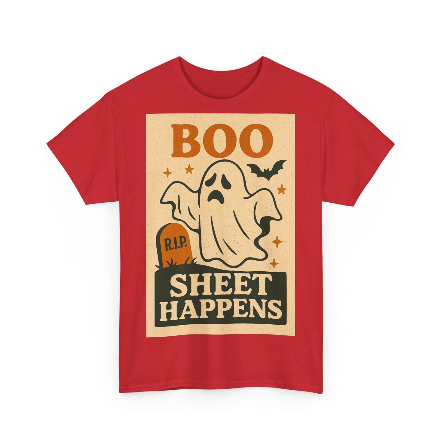 Boo Sheet Happens Adult Unisex Tee