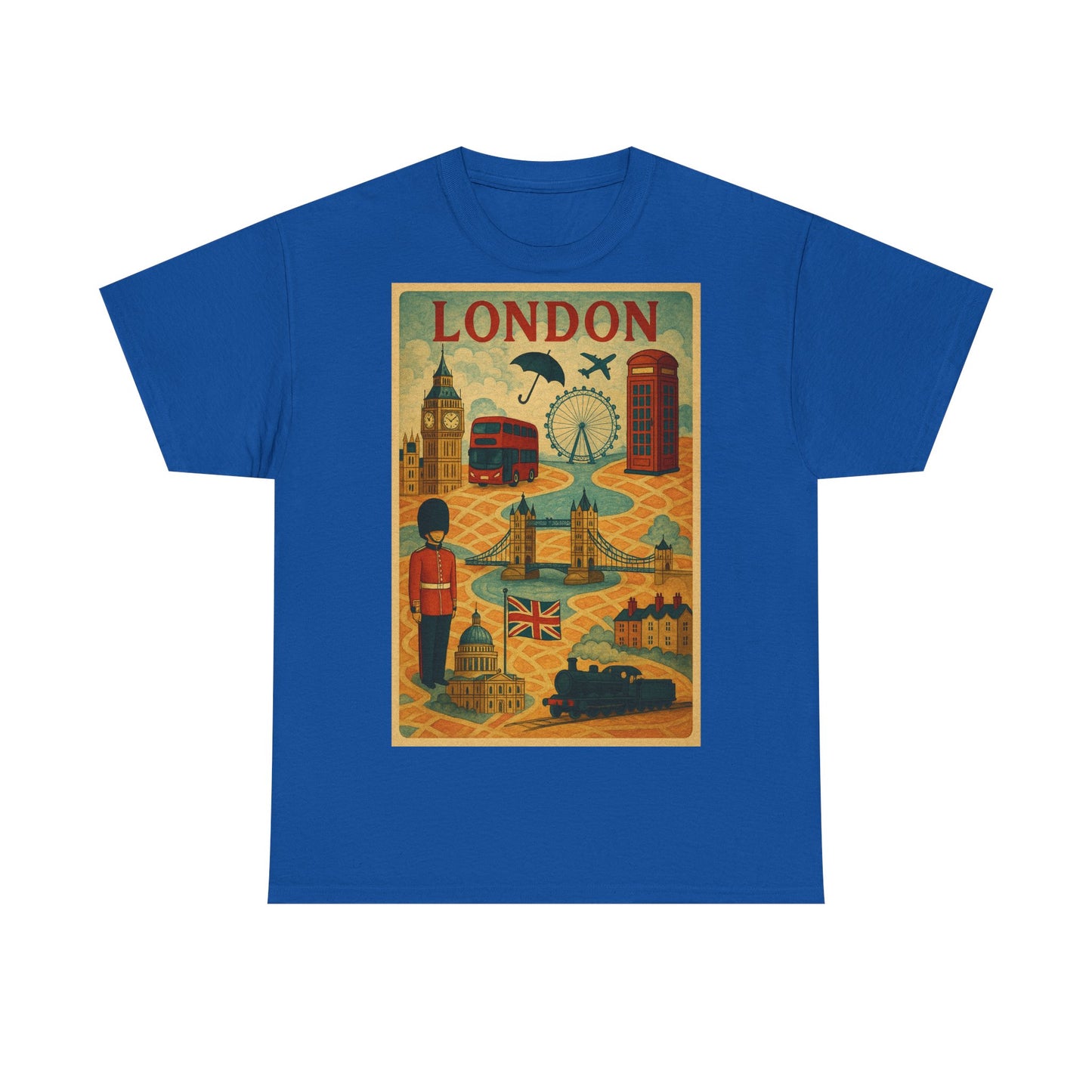 Adult Unisex Surreal London City Graphic Tee