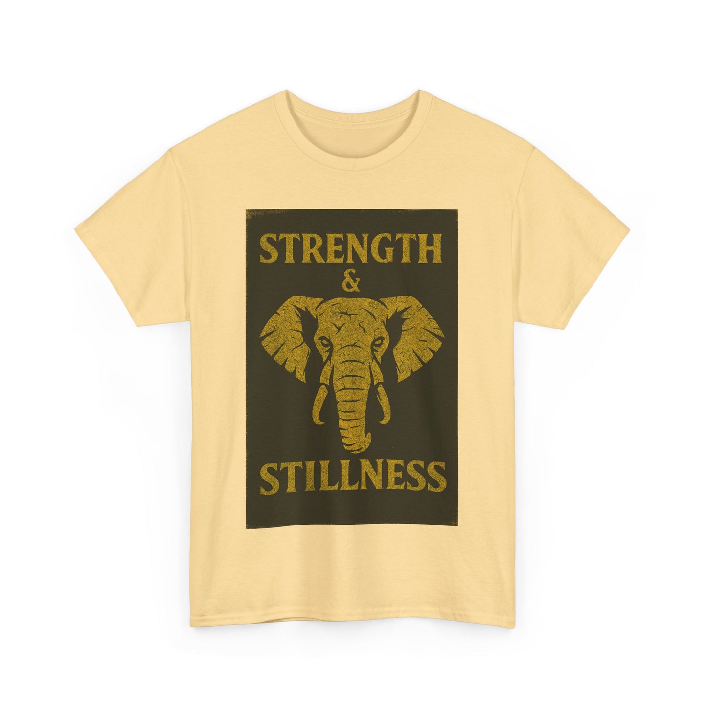 Adult Unisex 'Elephant Strength & Stillness' Tee