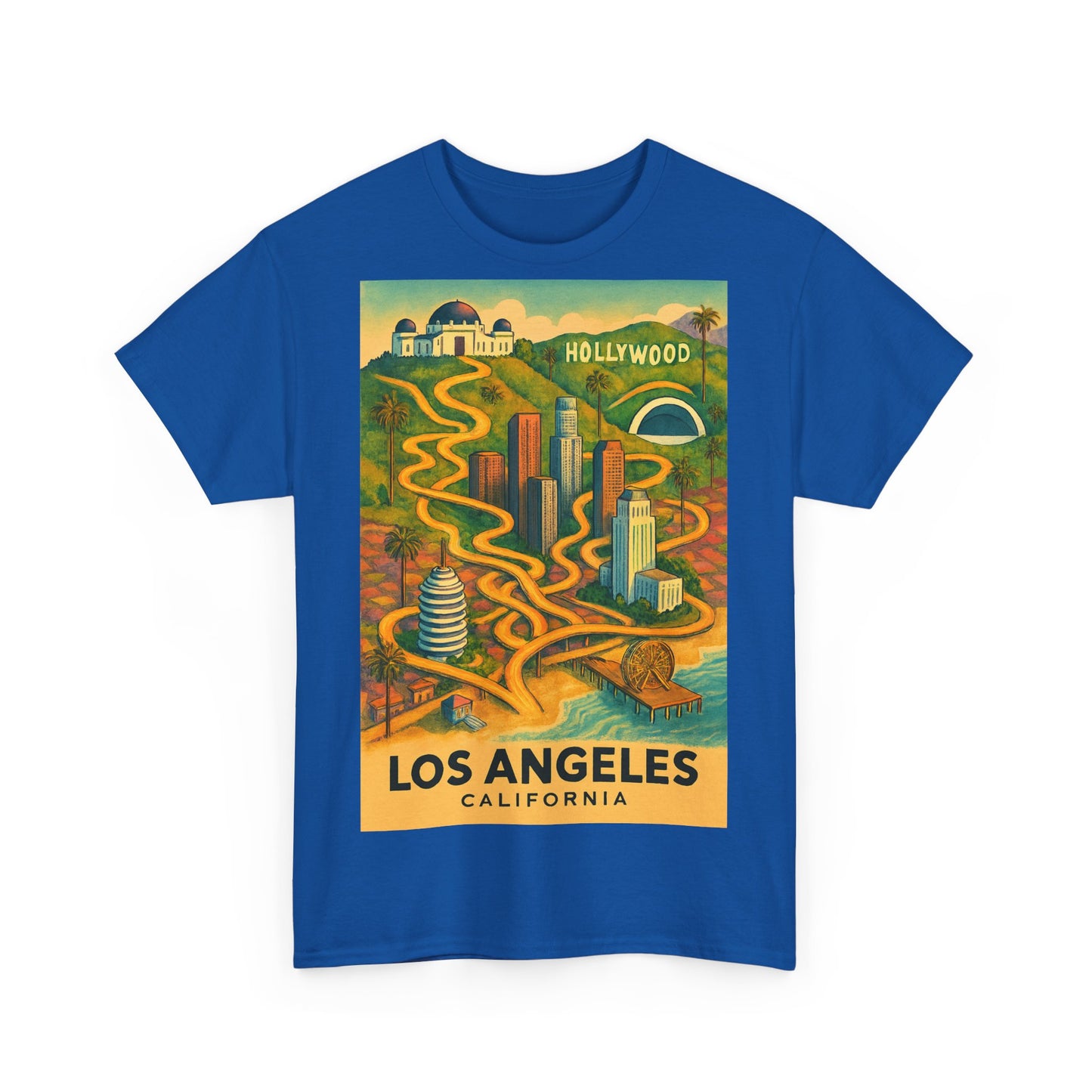 Adult Unisex Surreal Vintage Los Angeles Tee