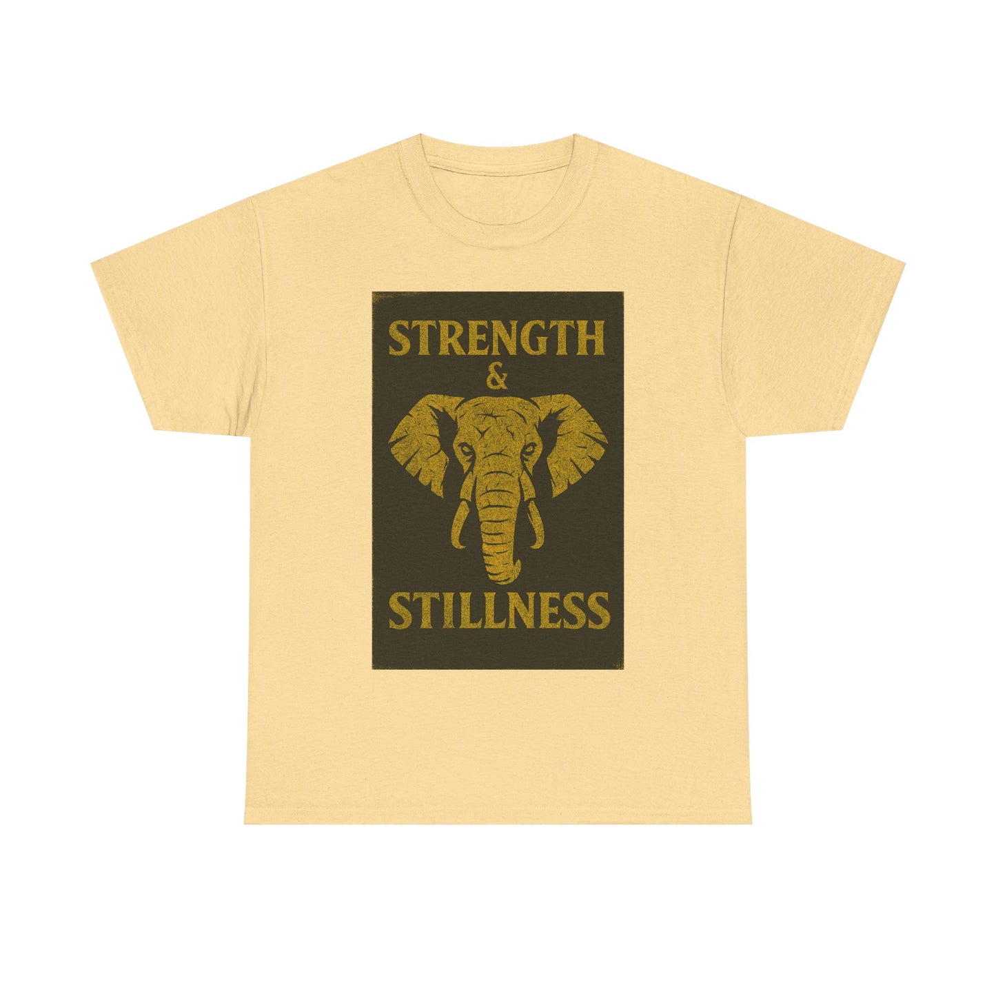 Adult Unisex 'Elephant Strength & Stillness' Tee