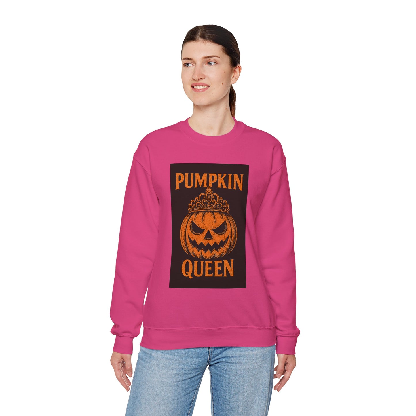 Women's Pumpkin Queen Sweatshirt Crew Neck