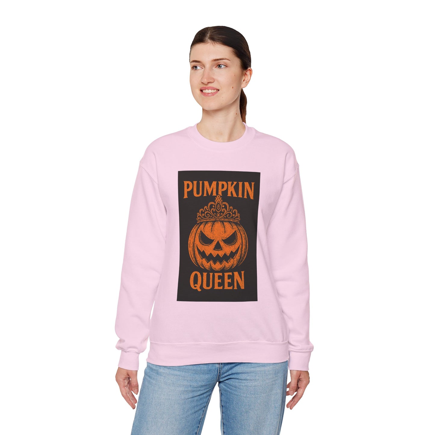 Women's Pumpkin Queen Sweatshirt Crew Neck