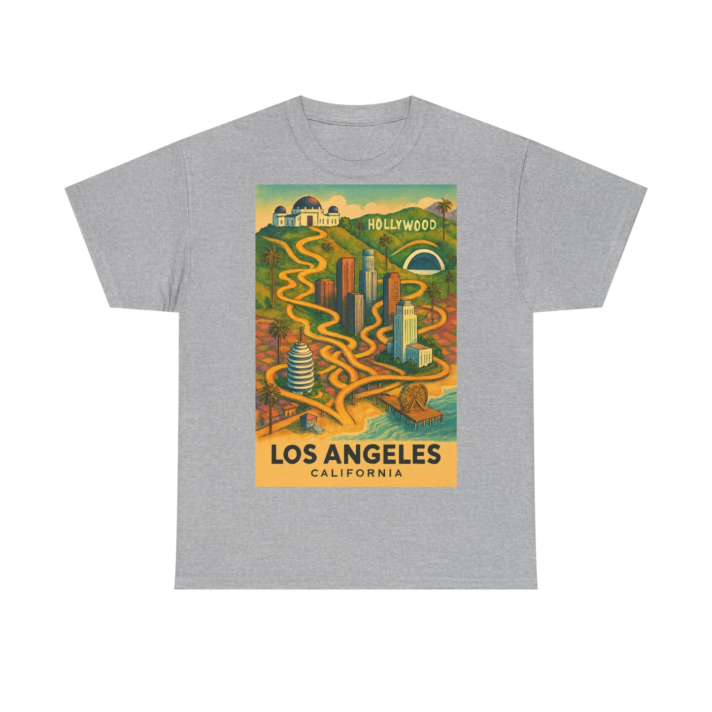 Adult Unisex Surreal Vintage Los Angeles Tee