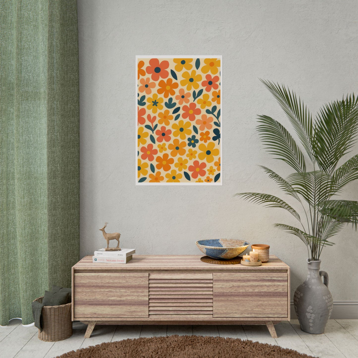 Vibrant Floral Print