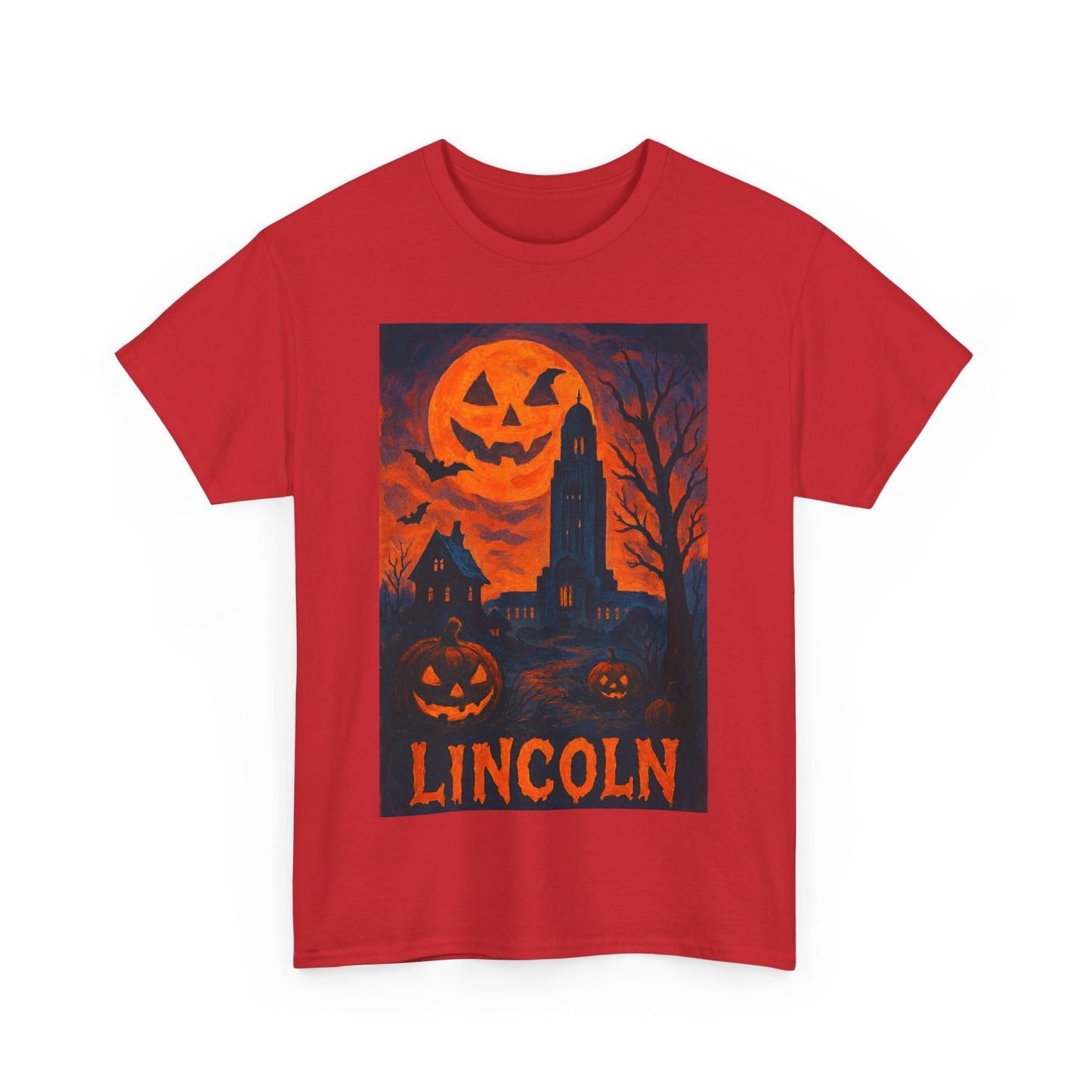 Adult Unisex Surreal Halloween Lincoln Tee