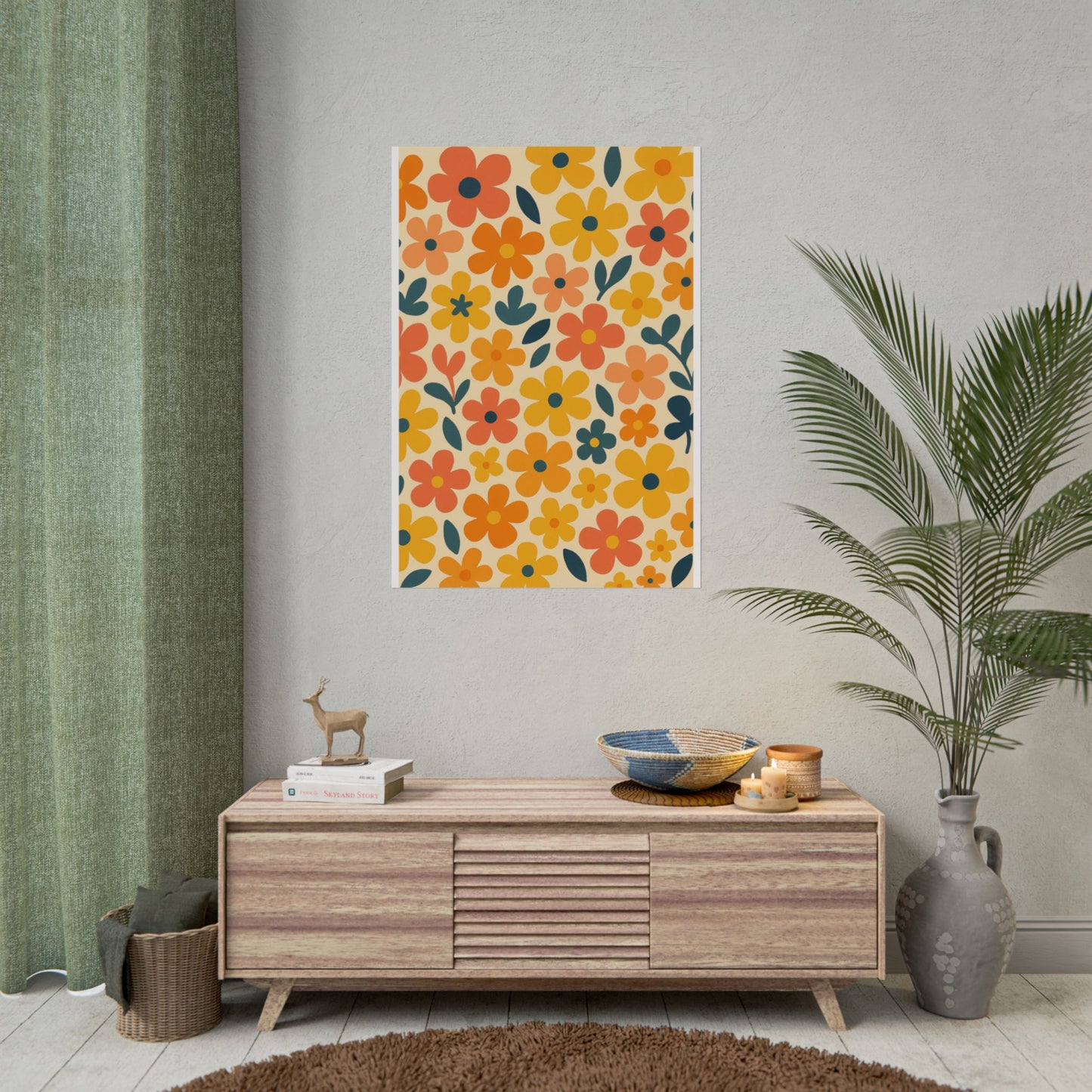 Vibrant Floral Print