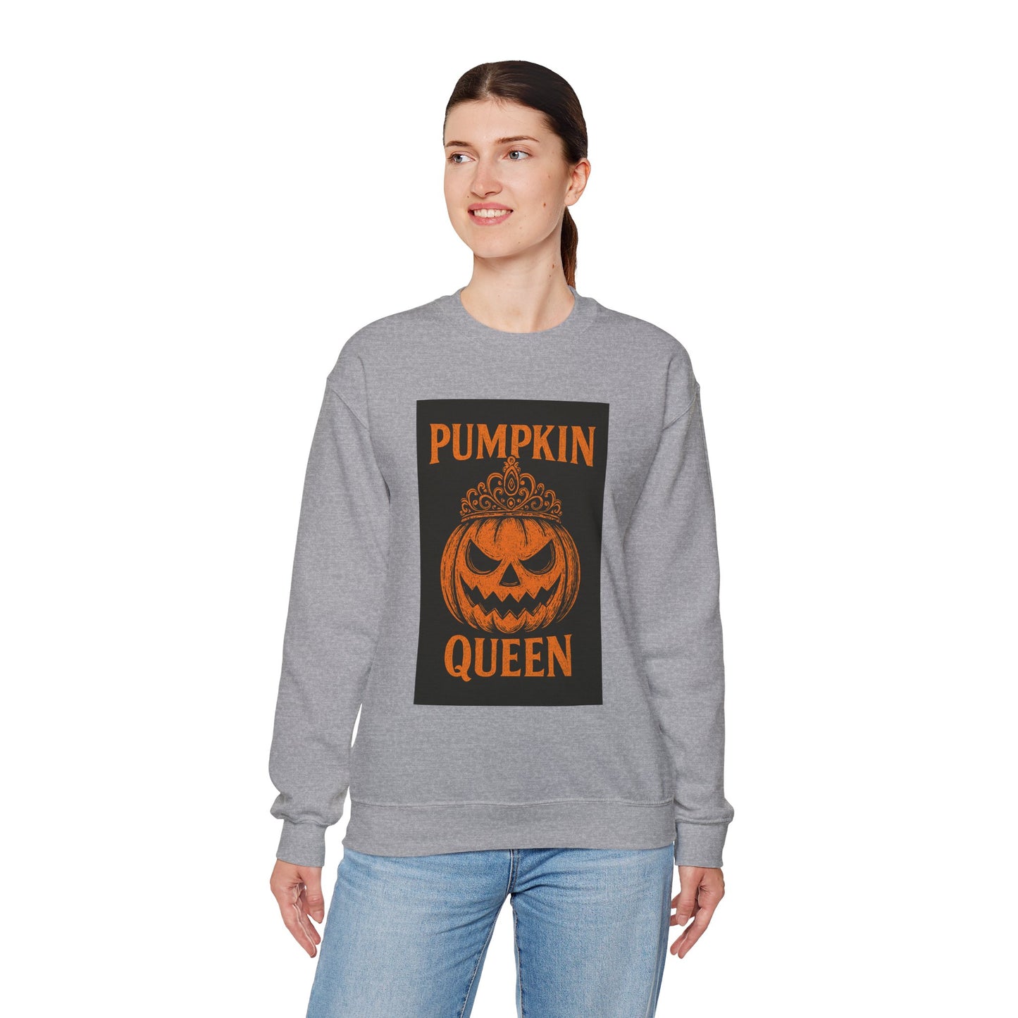 Women's Pumpkin Queen Sweatshirt Crew Neck