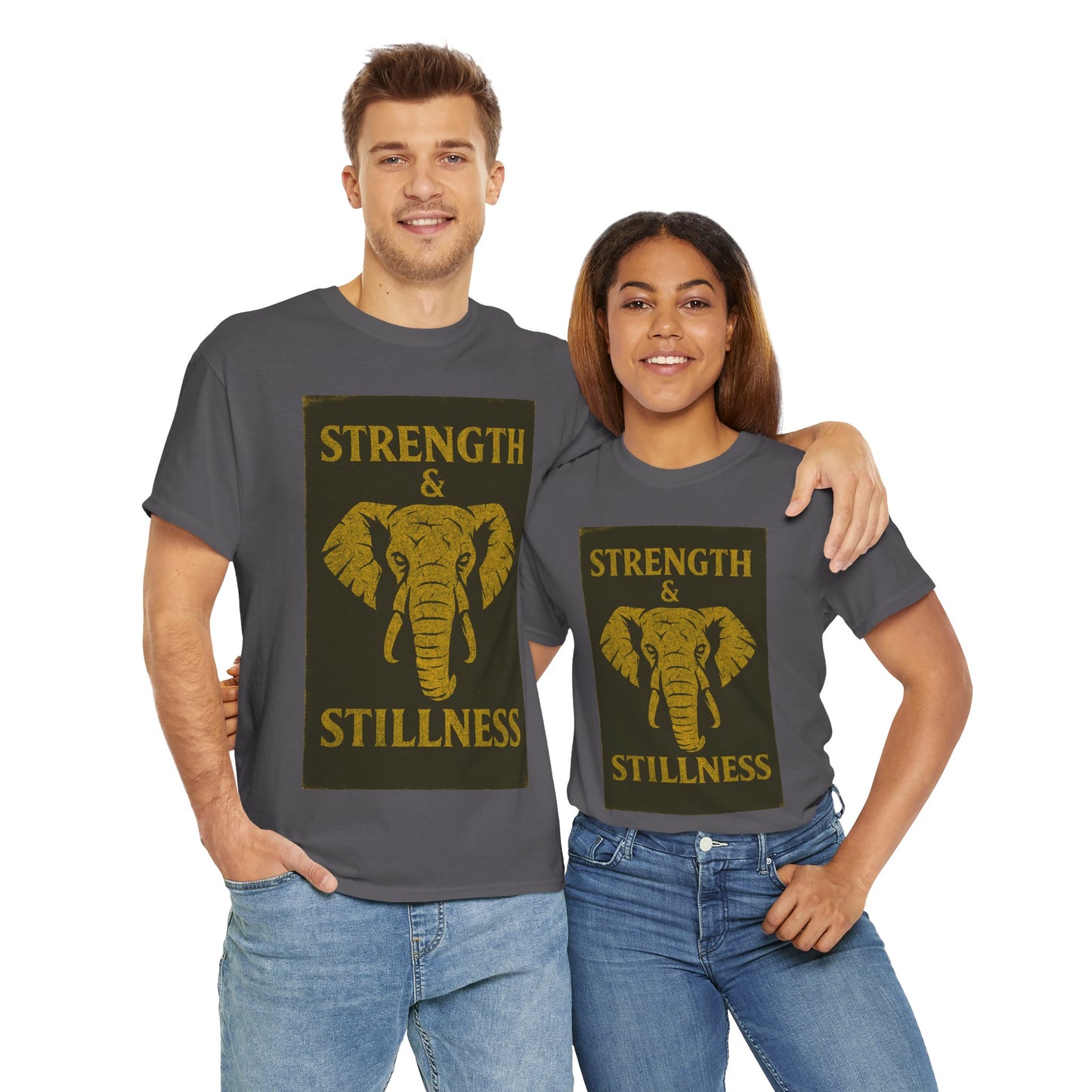 Adult Unisex 'Elephant Strength & Stillness' Tee