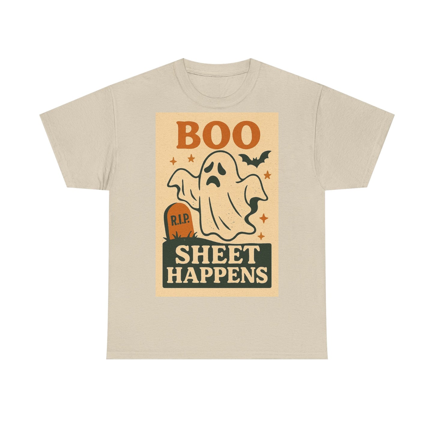 Boo Sheet Happens Adult Unisex Tee