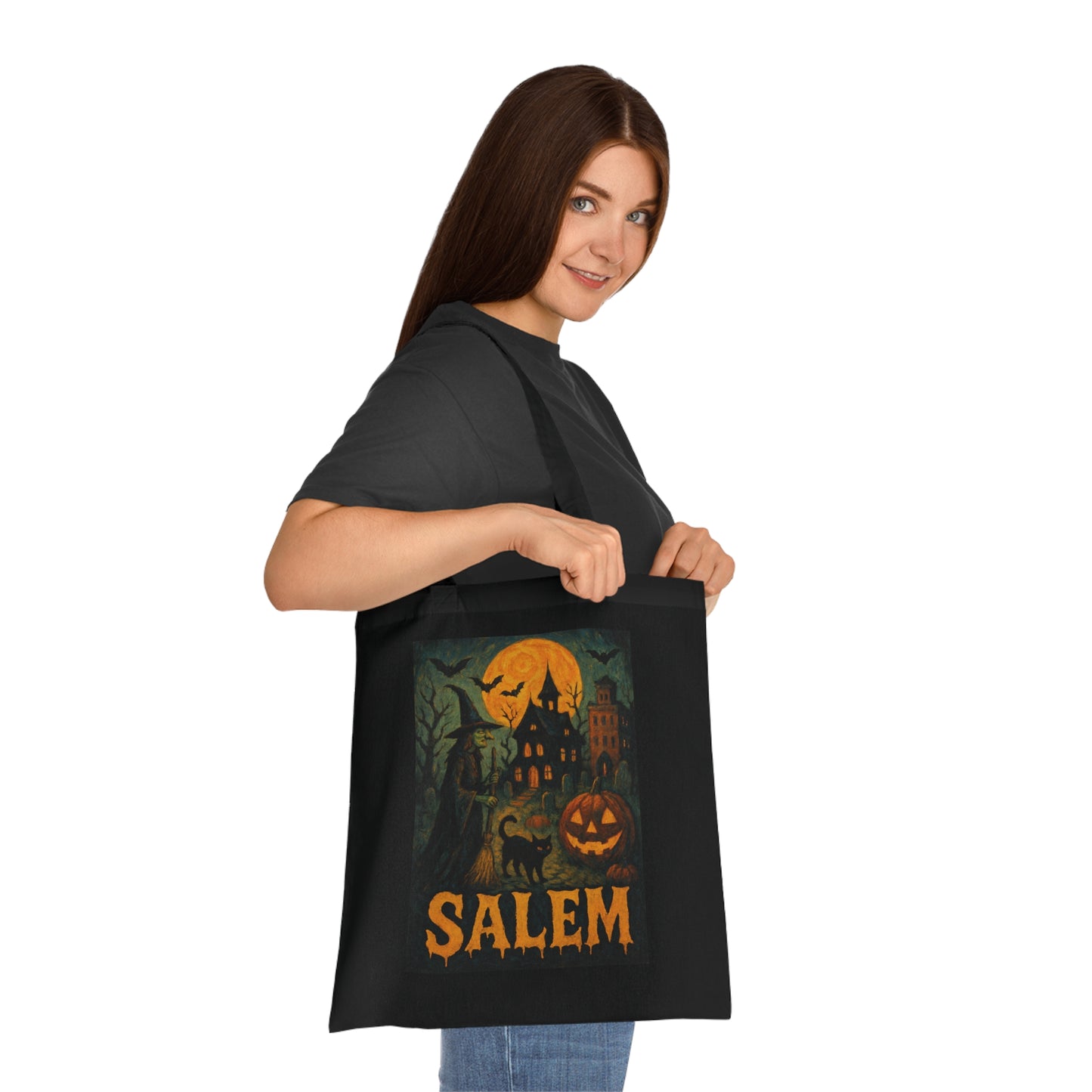 Surreal Halloween Salem Tote