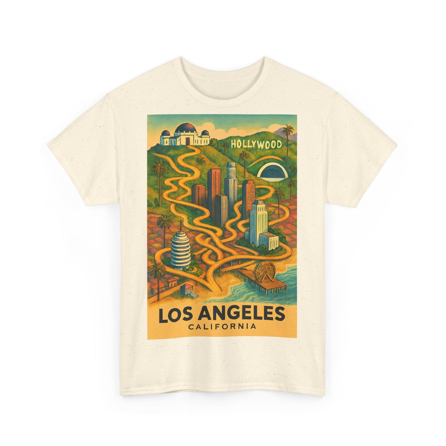 Adult Unisex Surreal Vintage Los Angeles Tee