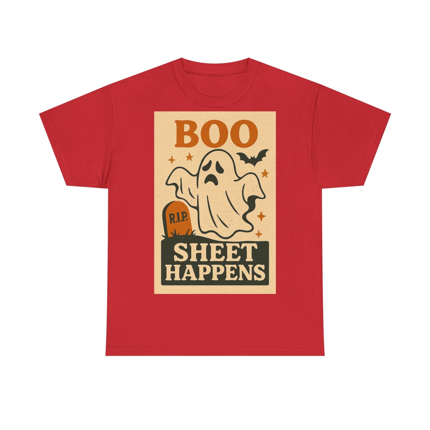 Boo Sheet Happens Adult Unisex Tee