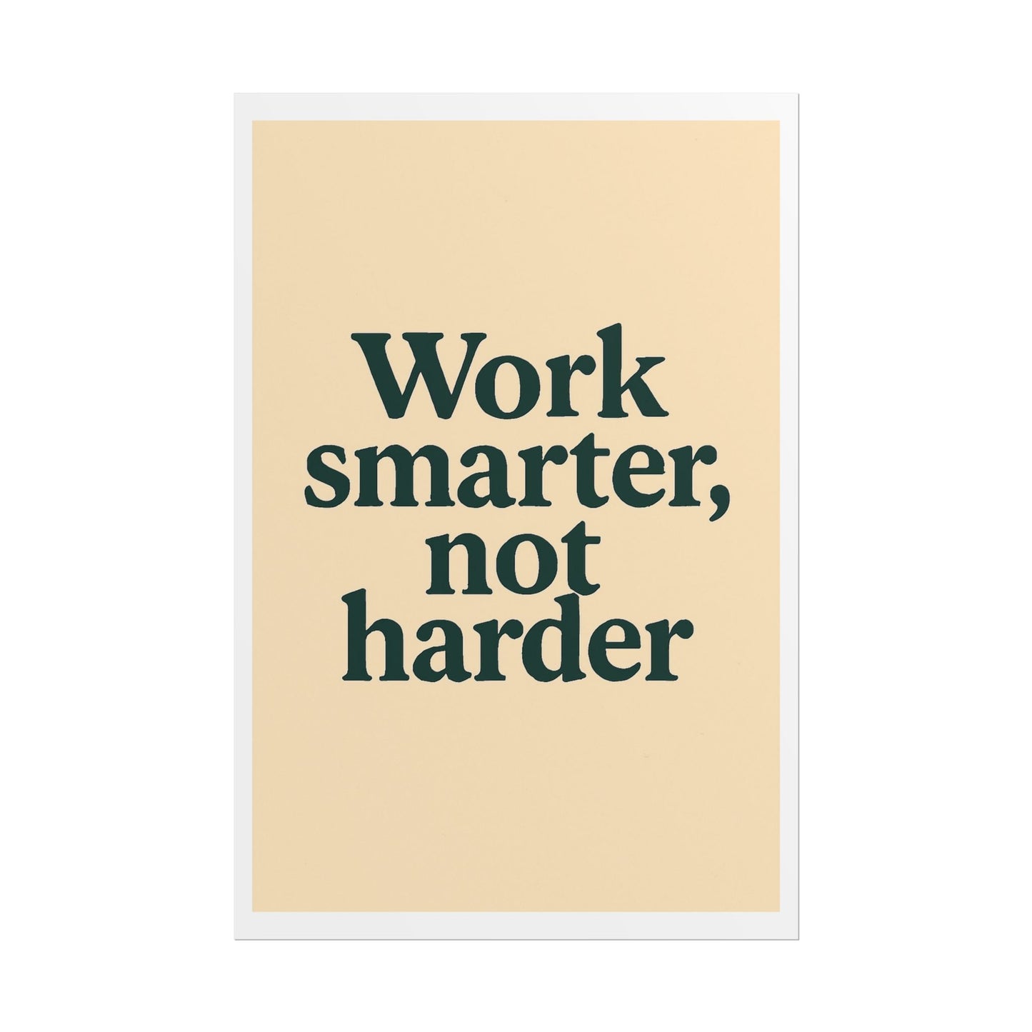 Motivational Poster - Perfect For Your Home Office
