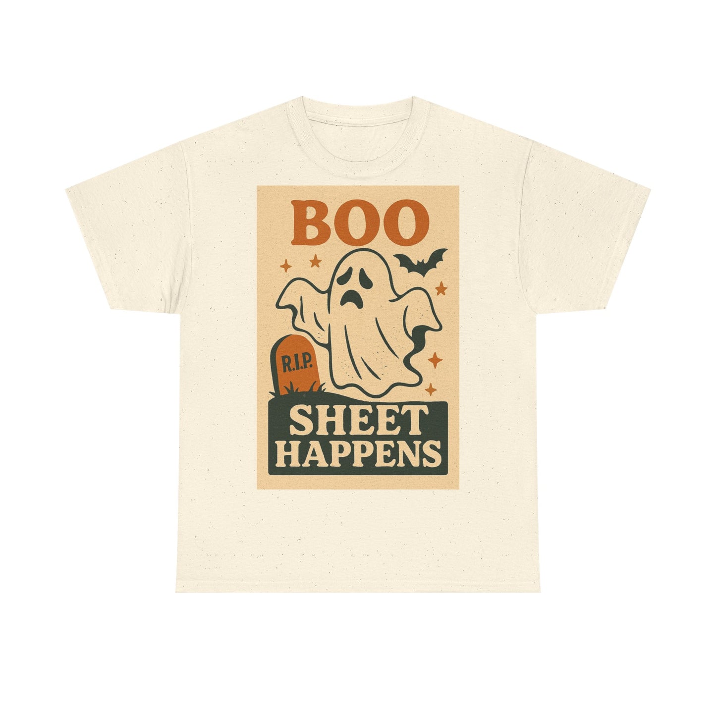 Boo Sheet Happens Adult Unisex Tee