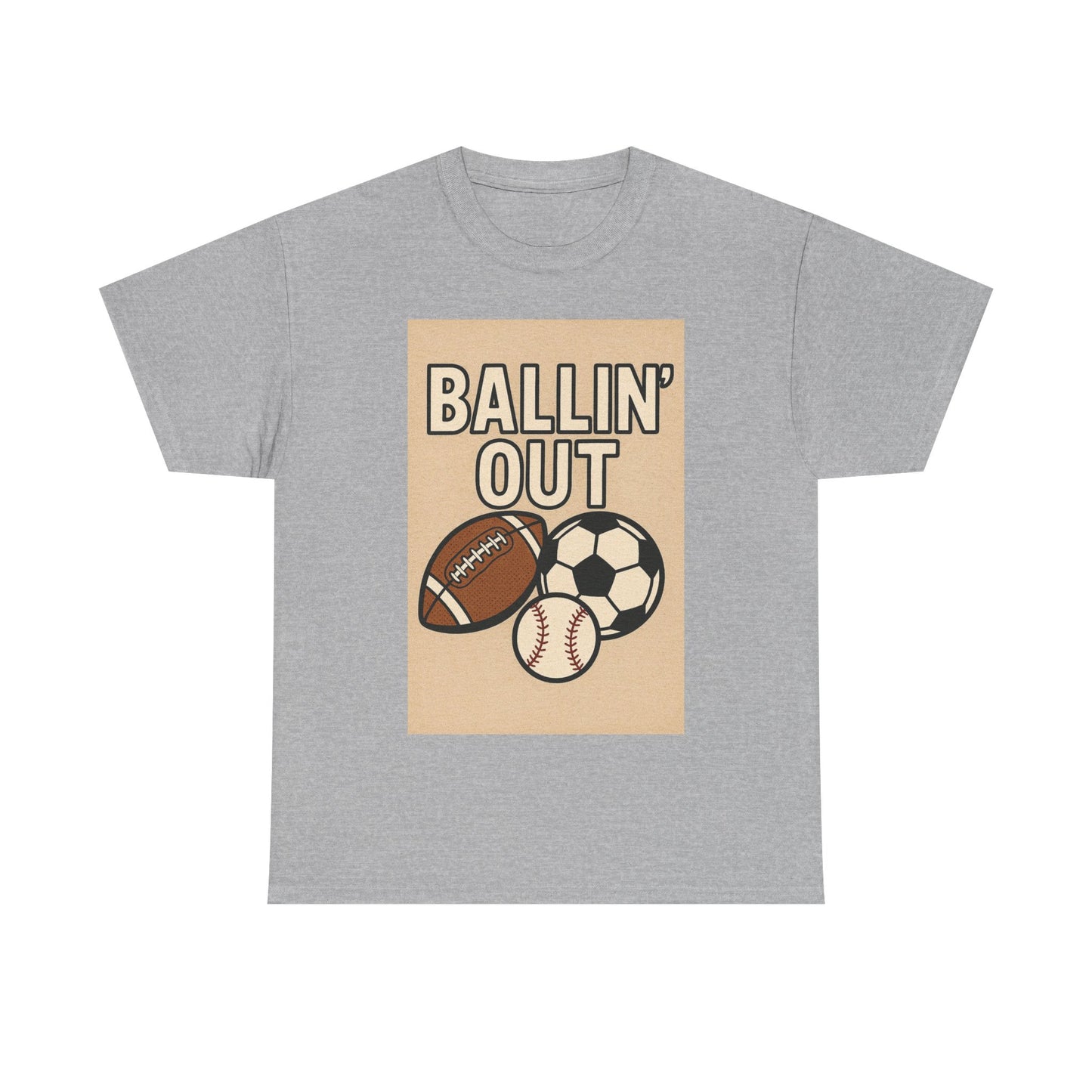"Ballin' Out" Unisex Sporty Graphic Tee