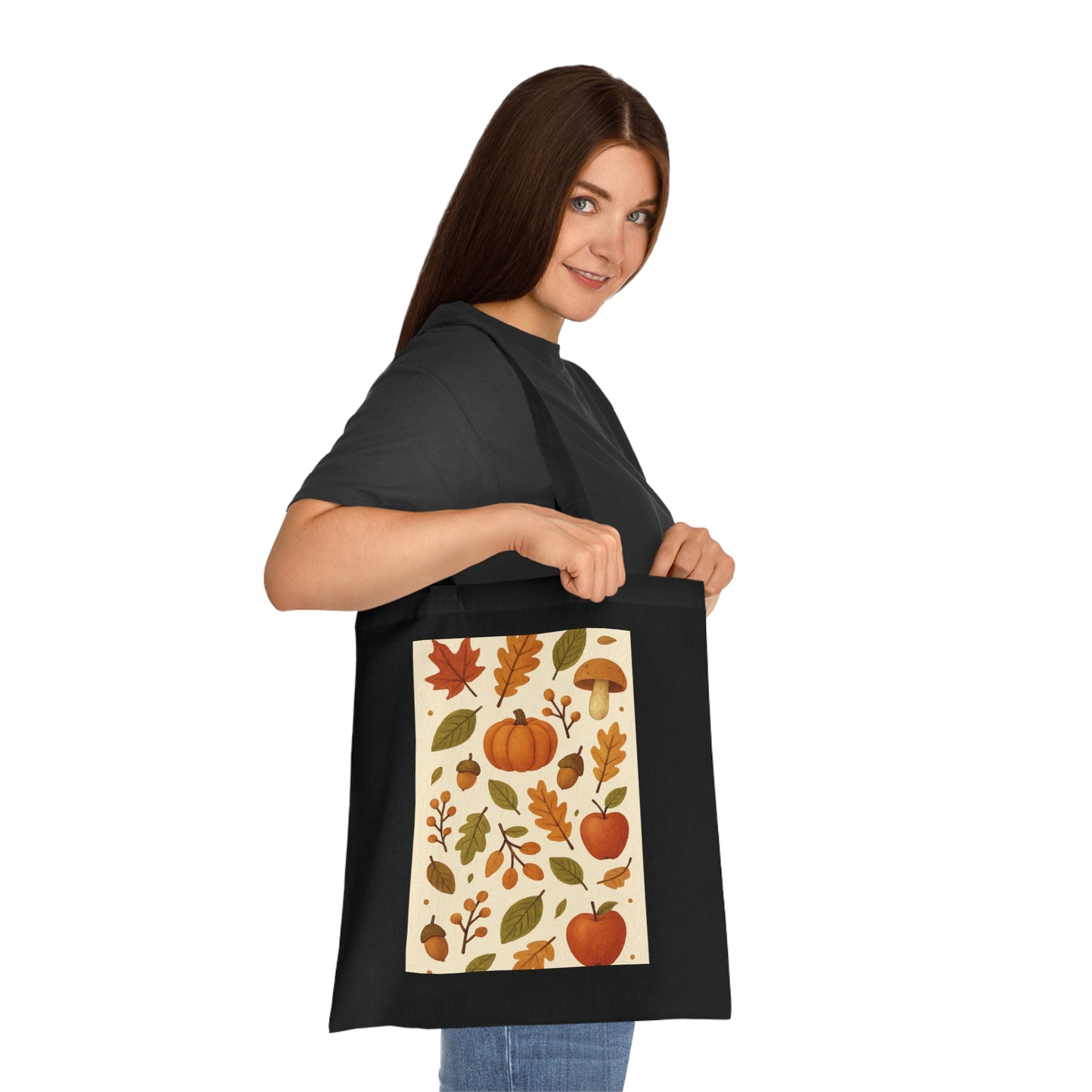 Autumn Harvest Cotton Tote Bag