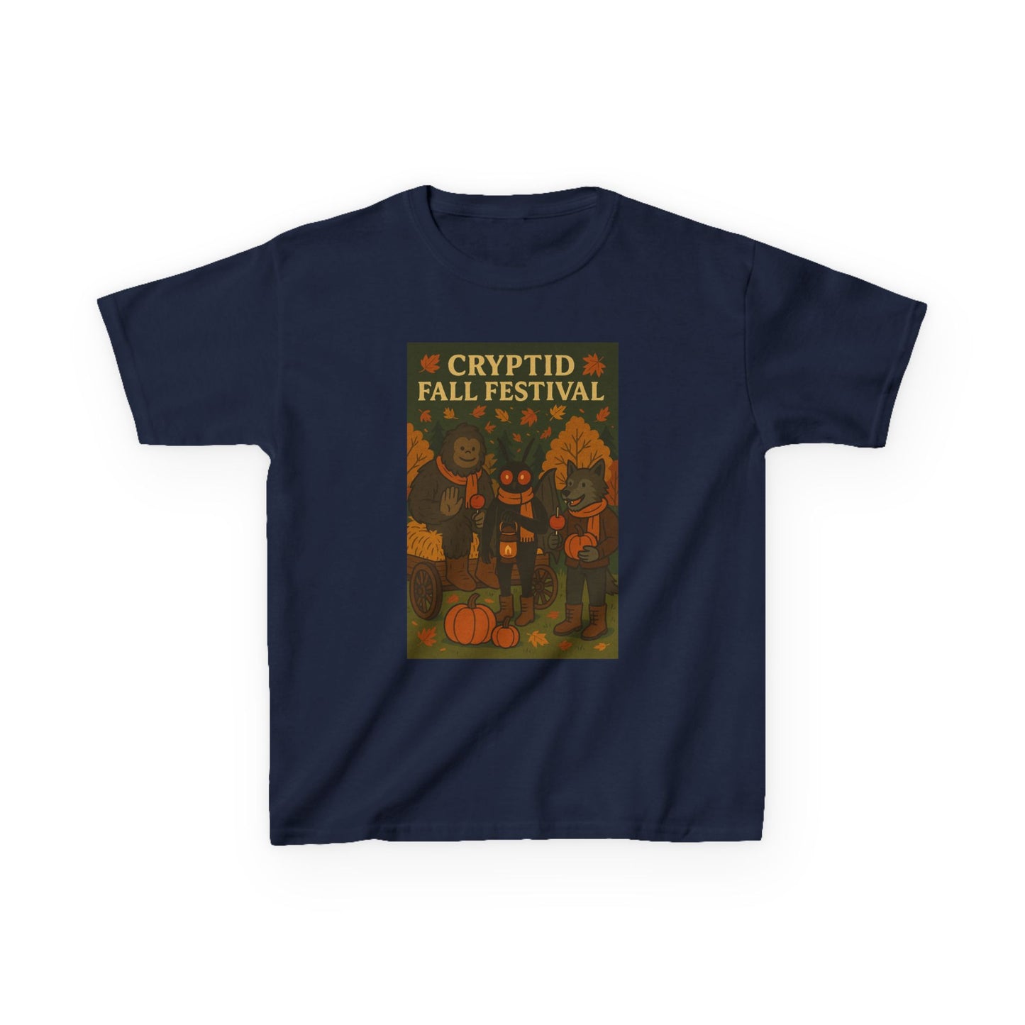 Kids Cryptid Autumn Festival Tee