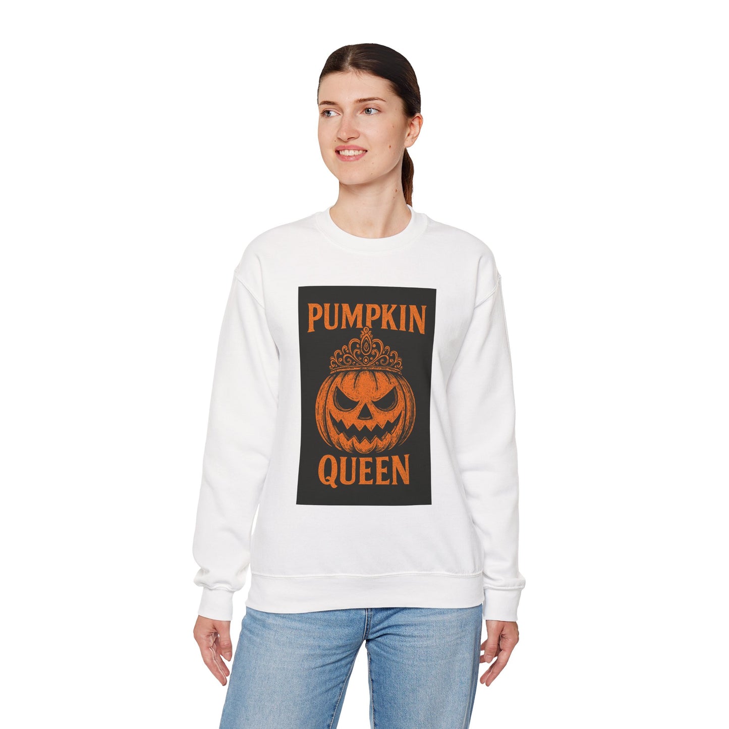 Women's Pumpkin Queen Sweatshirt Crew Neck