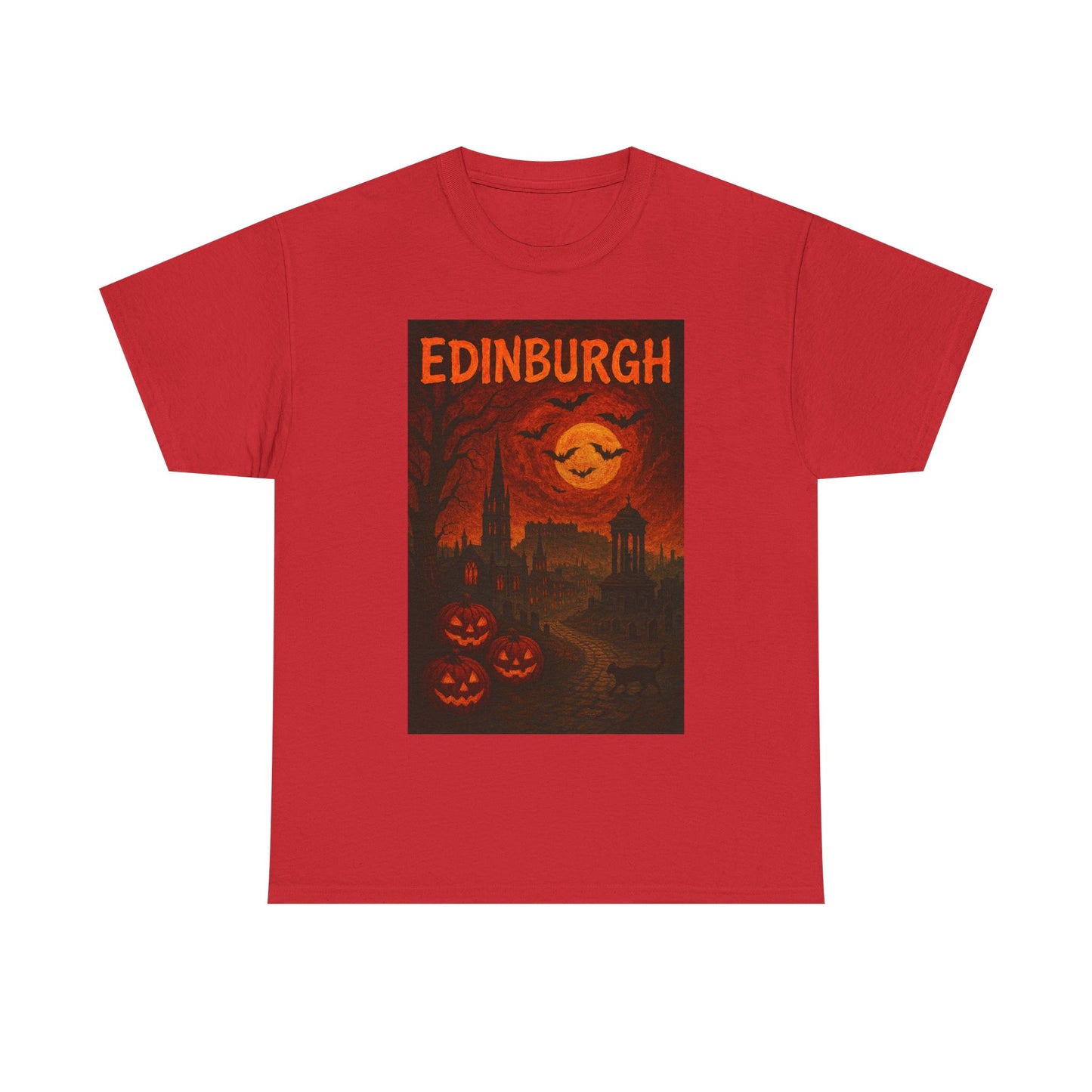 Adult Unisex Surreal Halloween Edinburgh Tee,