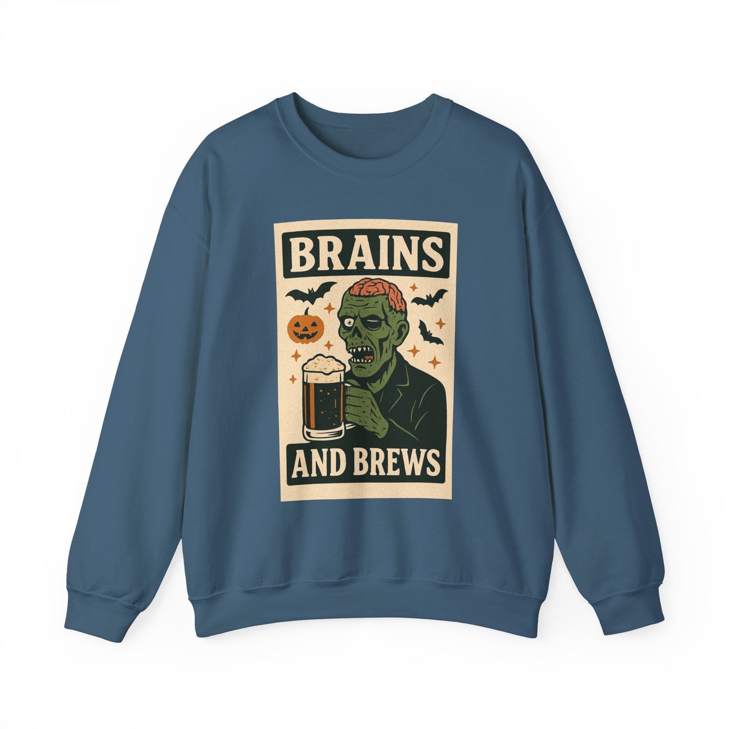 Brains and Brews Unisex Crewneck Sweatshirt
