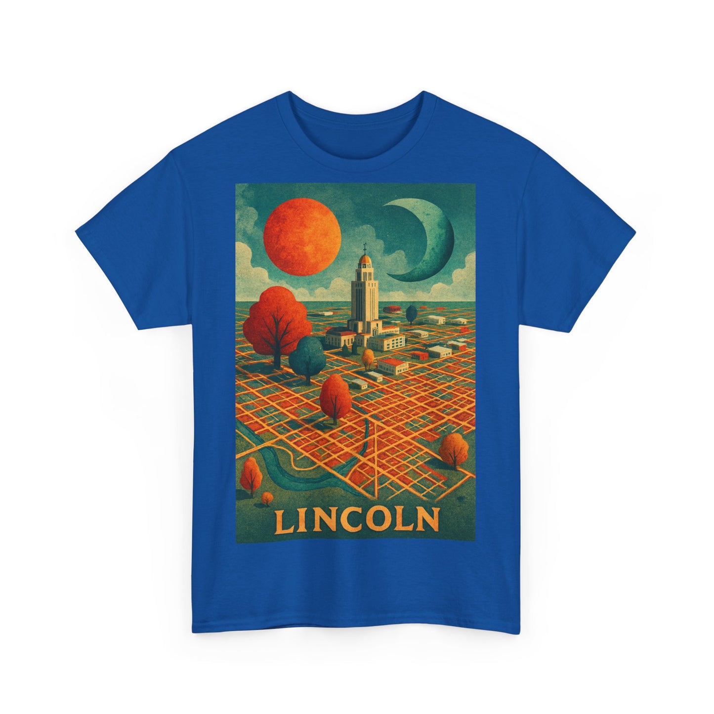 Adult Unisex Lincoln Surreal Vintage Graphic Tee