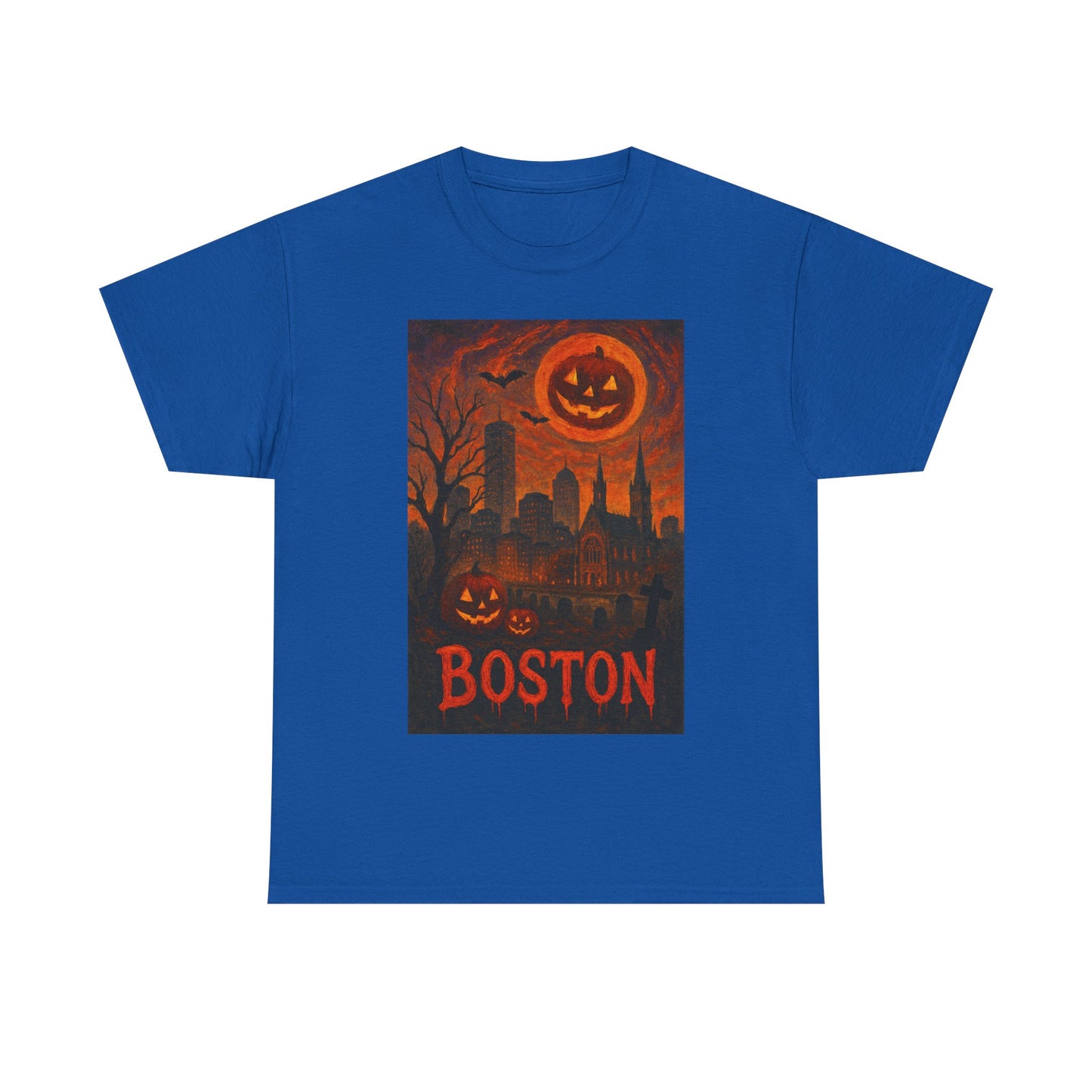 Adult Unisex Surreal Halloween Boston Tee