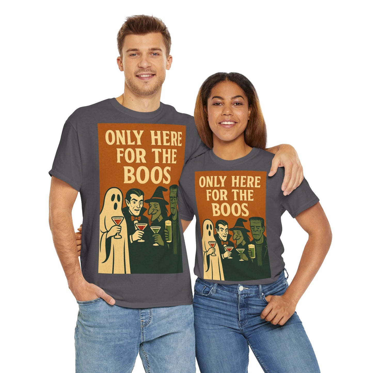 Only Here For The Boos Adult Unisex Tee