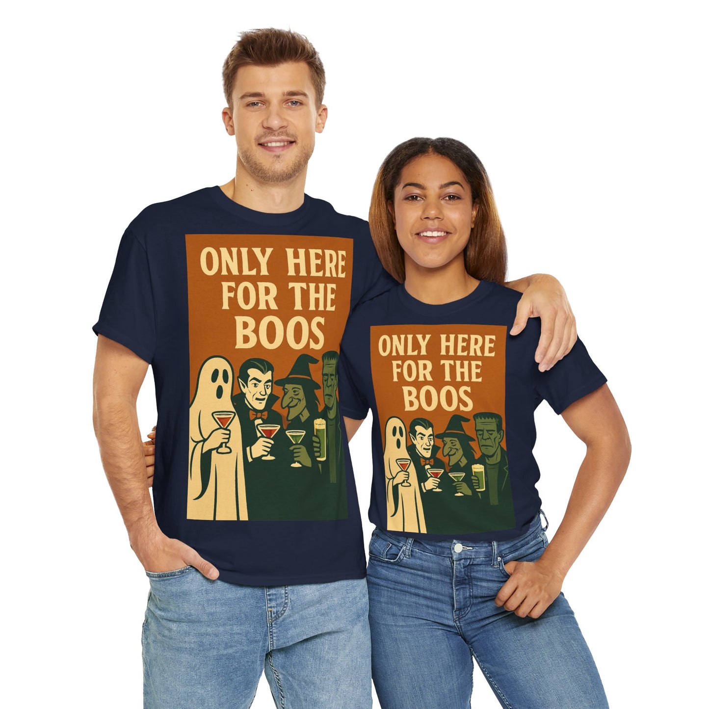 Only Here For The Boos Adult Unisex Tee