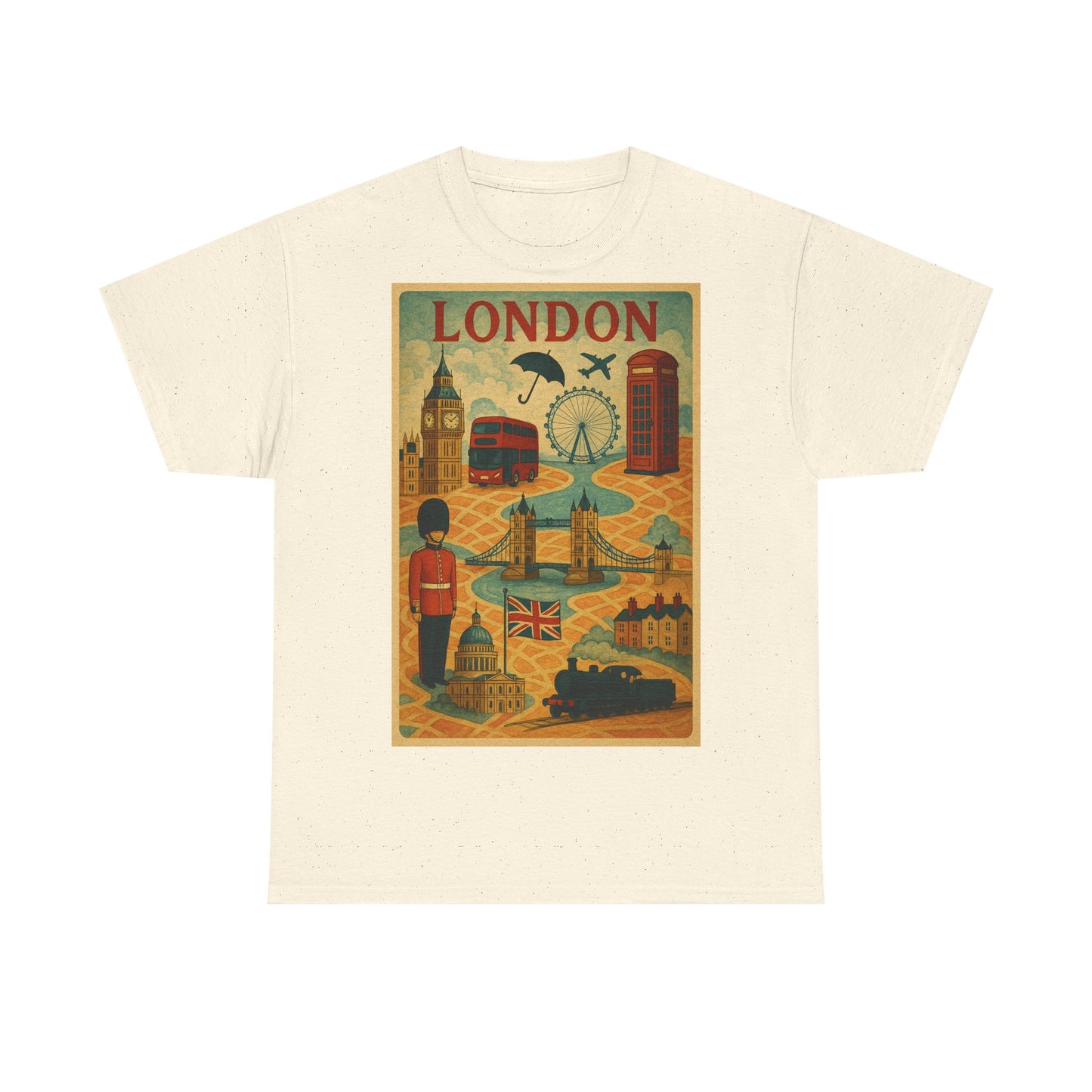 Adult Unisex Surreal London City Graphic Tee