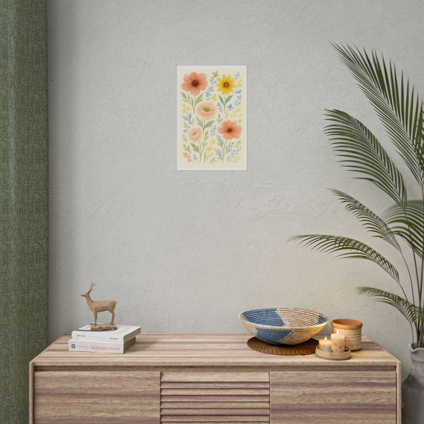 Vintage Watercolour Floral Art