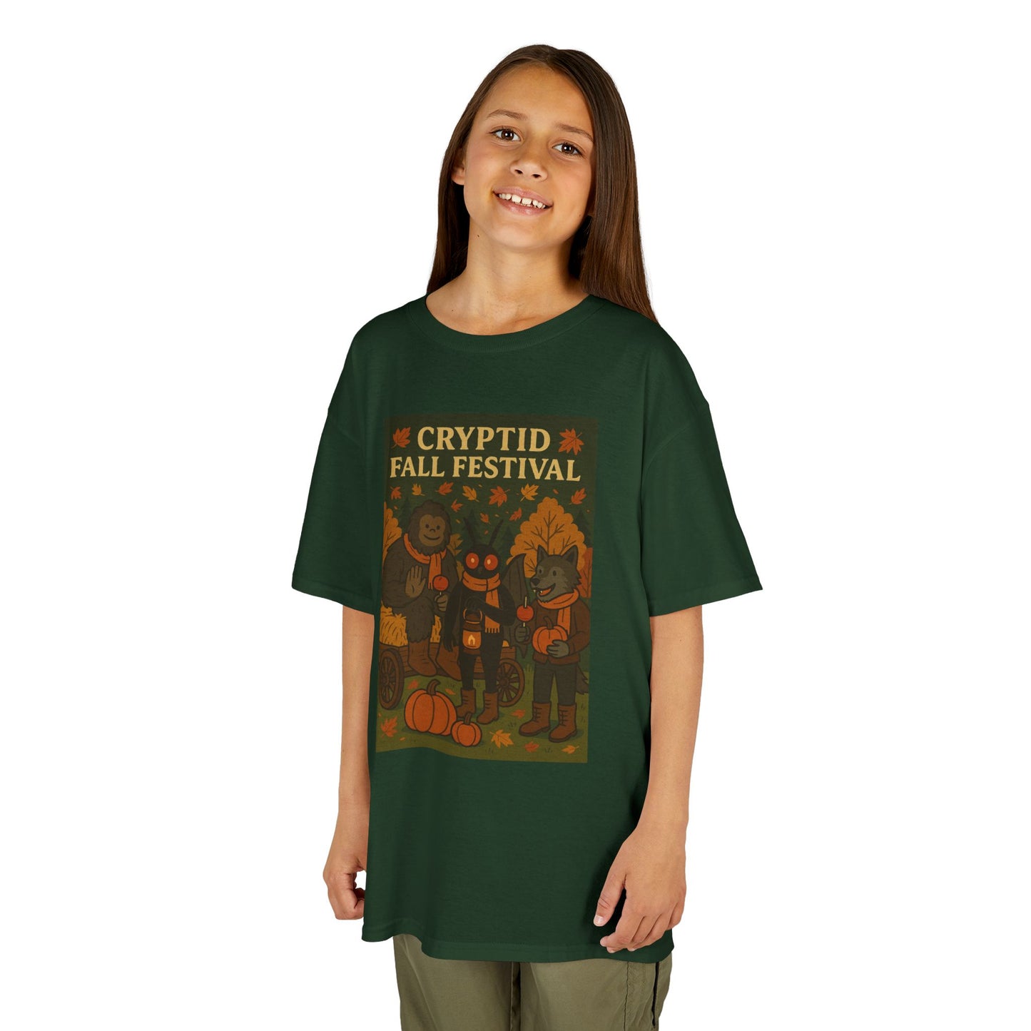 Kids Cryptid Autumn Festival Tee